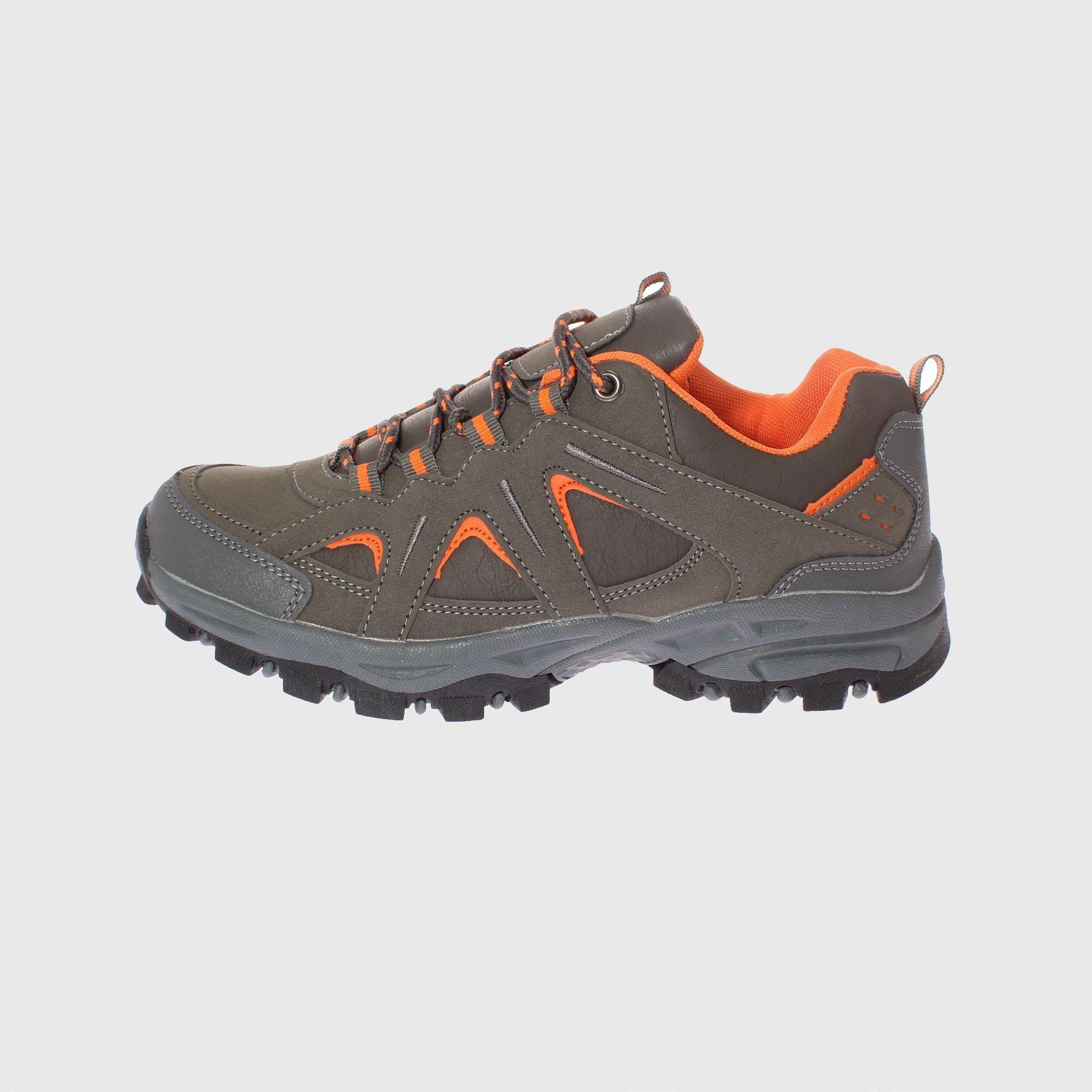 Zapatilla Outdoor Gris/naranjo Vía Franca Mujer-1