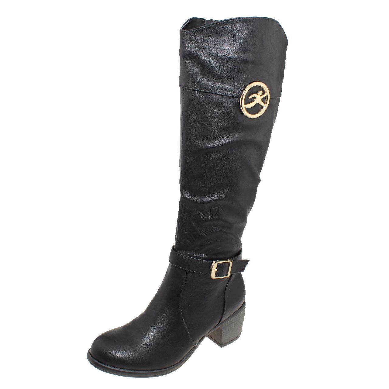 Bota Negro Vía Franca Mujer-0