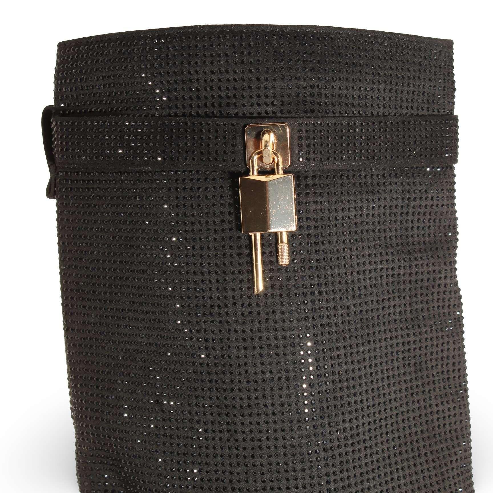 Bota Cristal Negro Vía Franca Mujer Art: 5PG53061BLACK-4