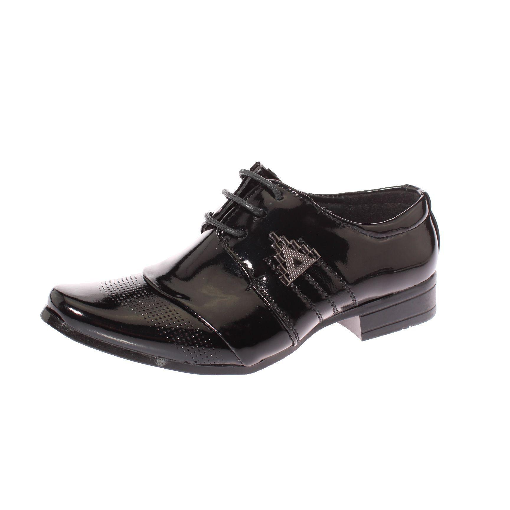 Zapato Negro Vía Franca Niño-0