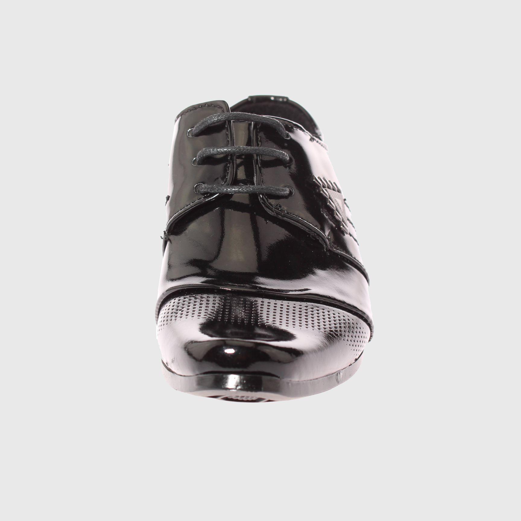 Zapato Negro Vía Franca Niño-2