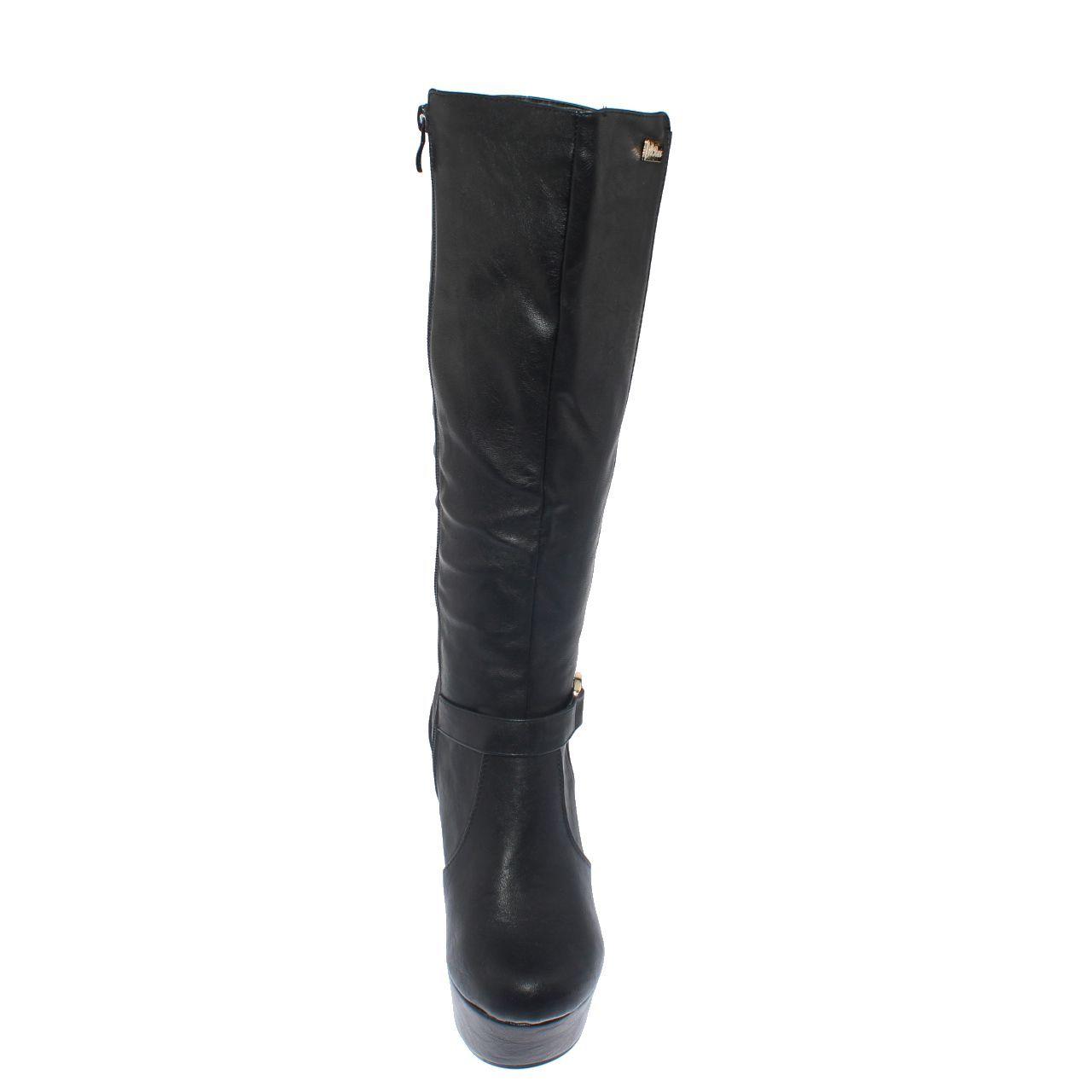 Bota Negro Vía Franca Mujer-2