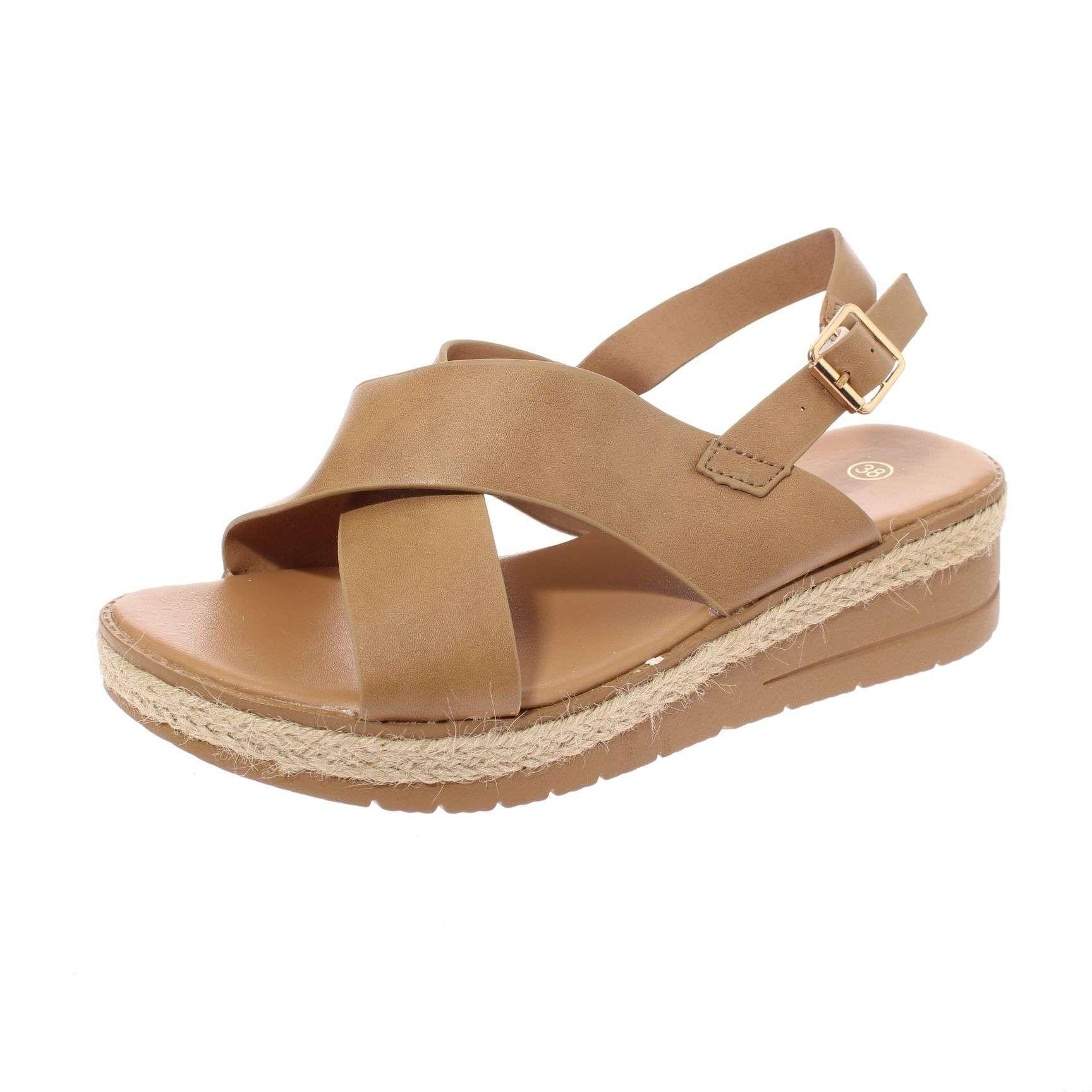 Sandalia Khaki Vía Franca Mujer Art: 52110B31104KAKI-0