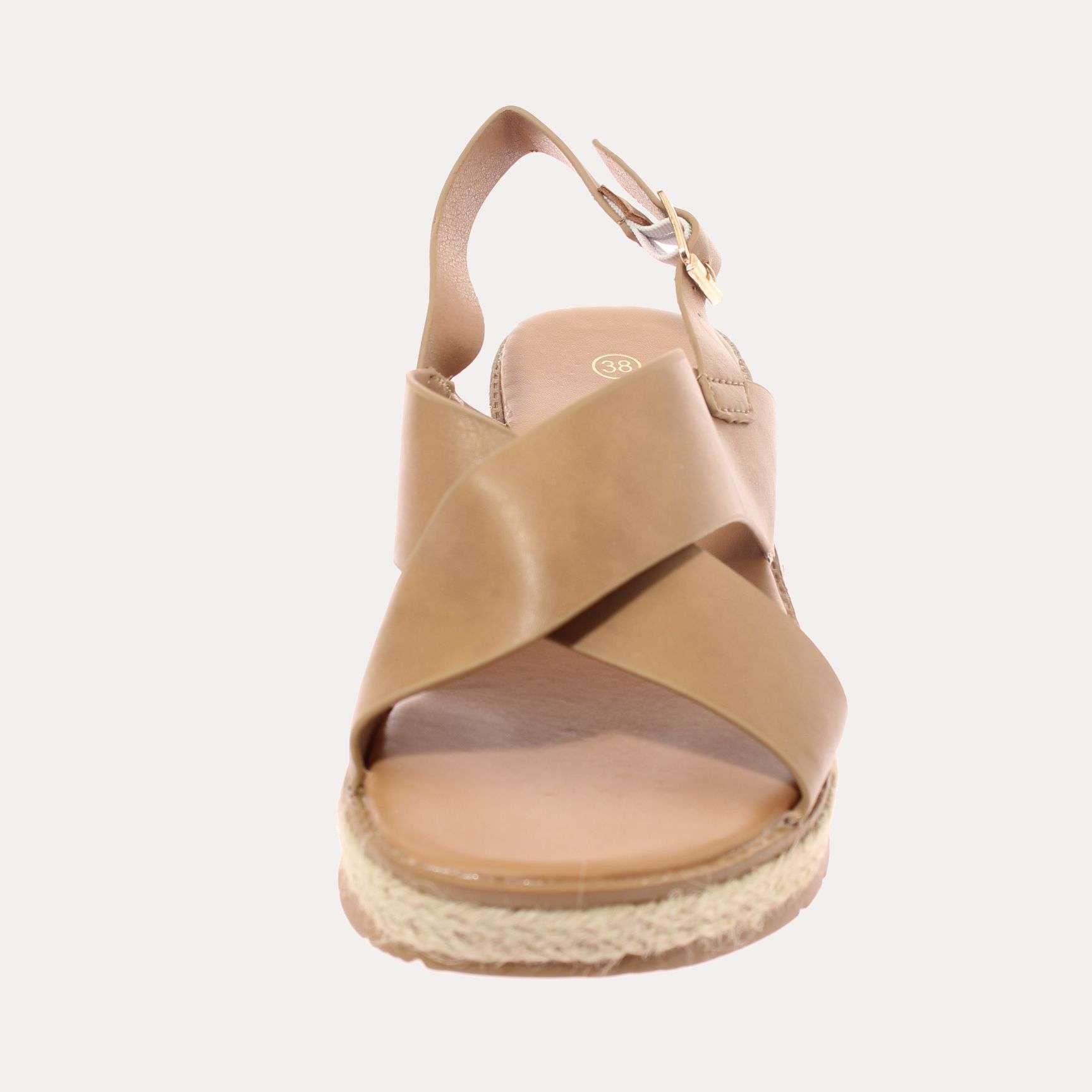 Sandalia Khaki Vía Franca Mujer Art: 52110B31104KAKI-2