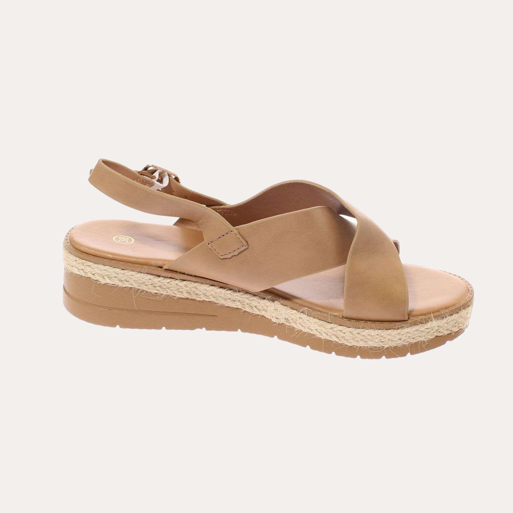 Sandalia Khaki Vía Franca Mujer Art: 52110B31104KAKI-3
