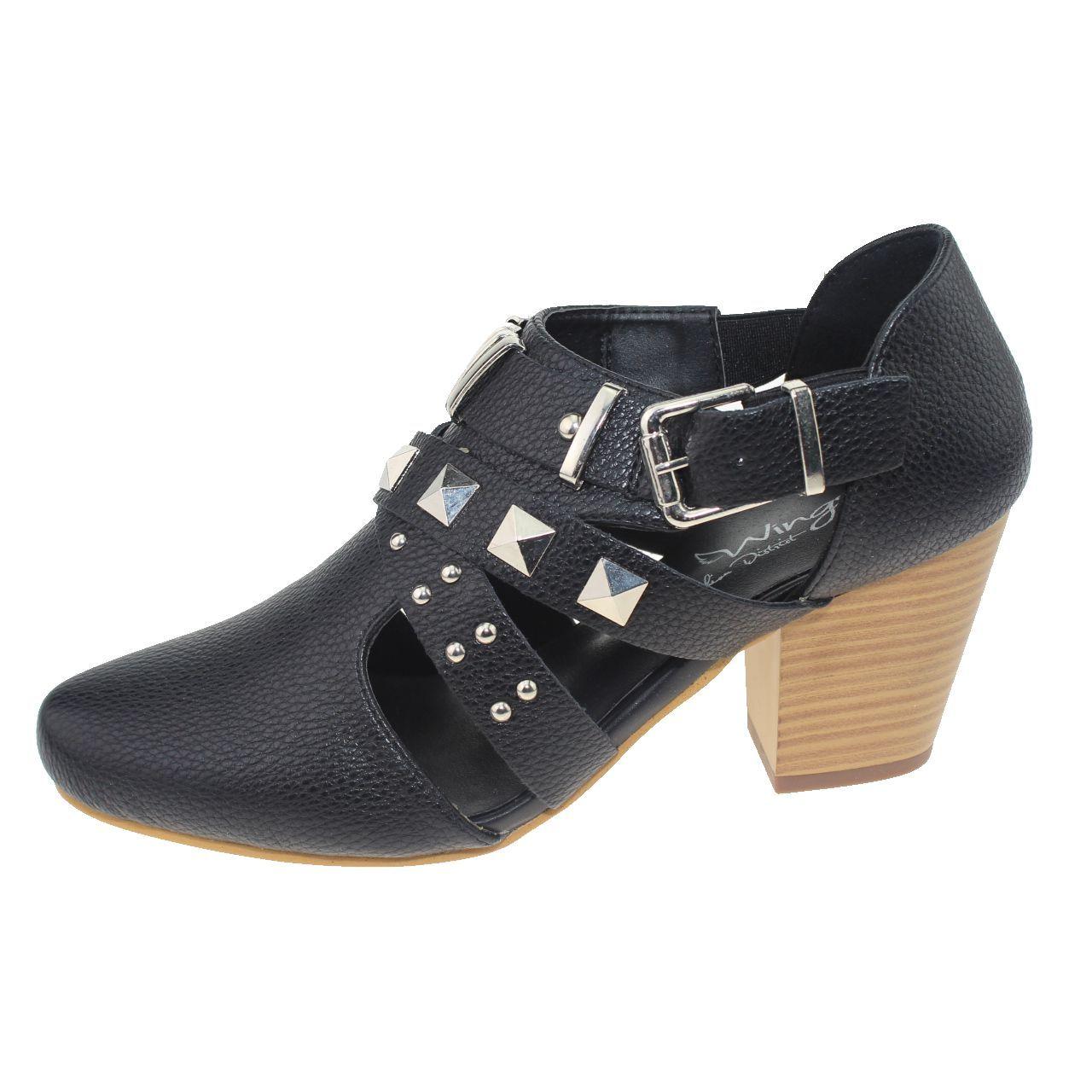 Botin Negro Vía Franca Mujer-2