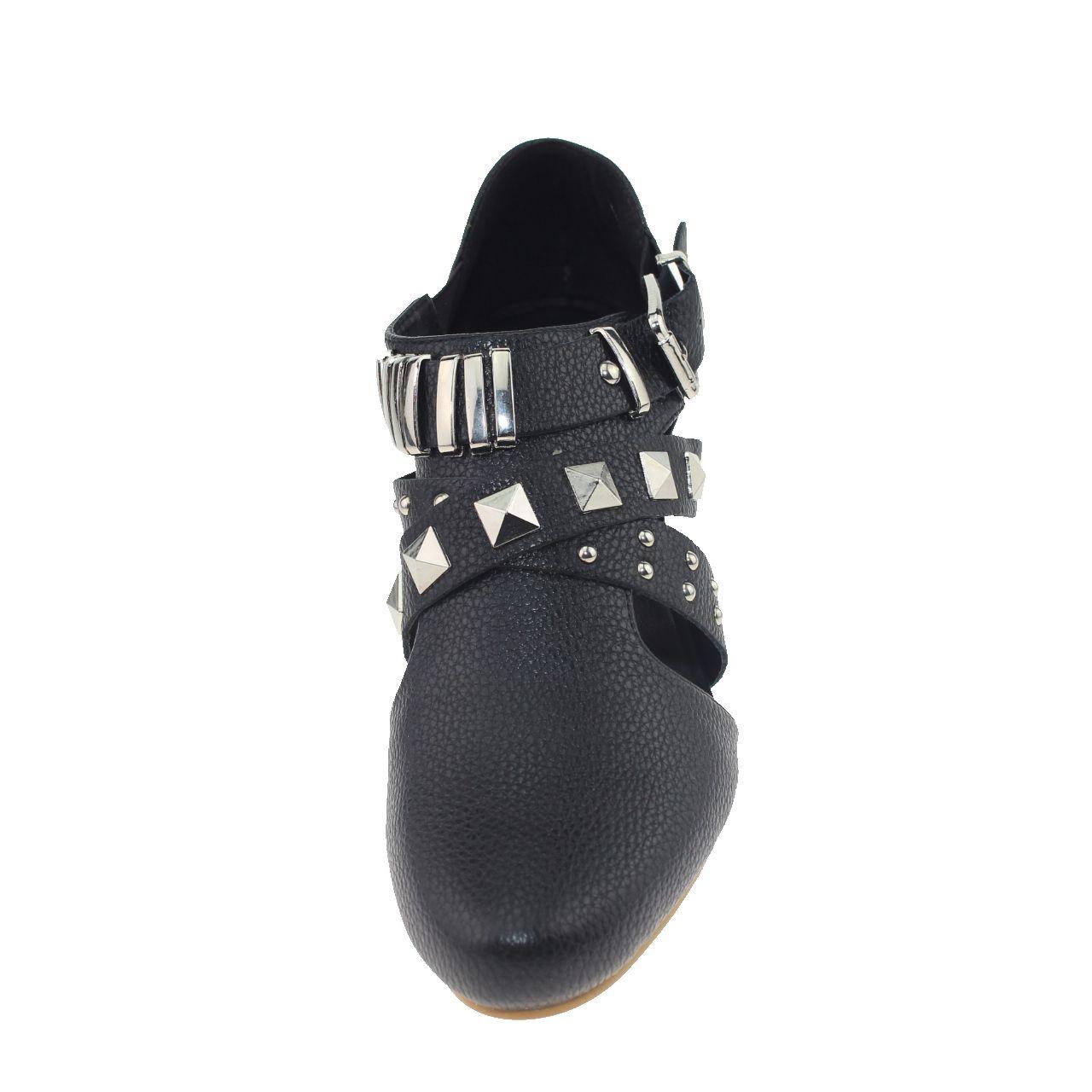 Botin Negro Vía Franca Mujer-3