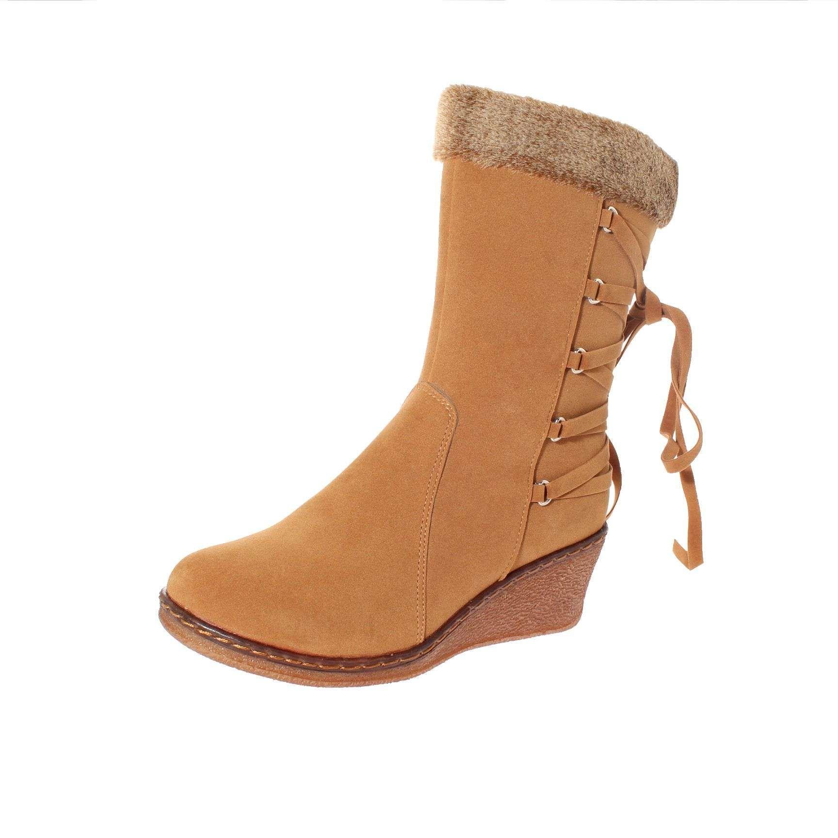 Bota Café Claro Vía Franca Mujer Art: 5NW015CAMEL-0