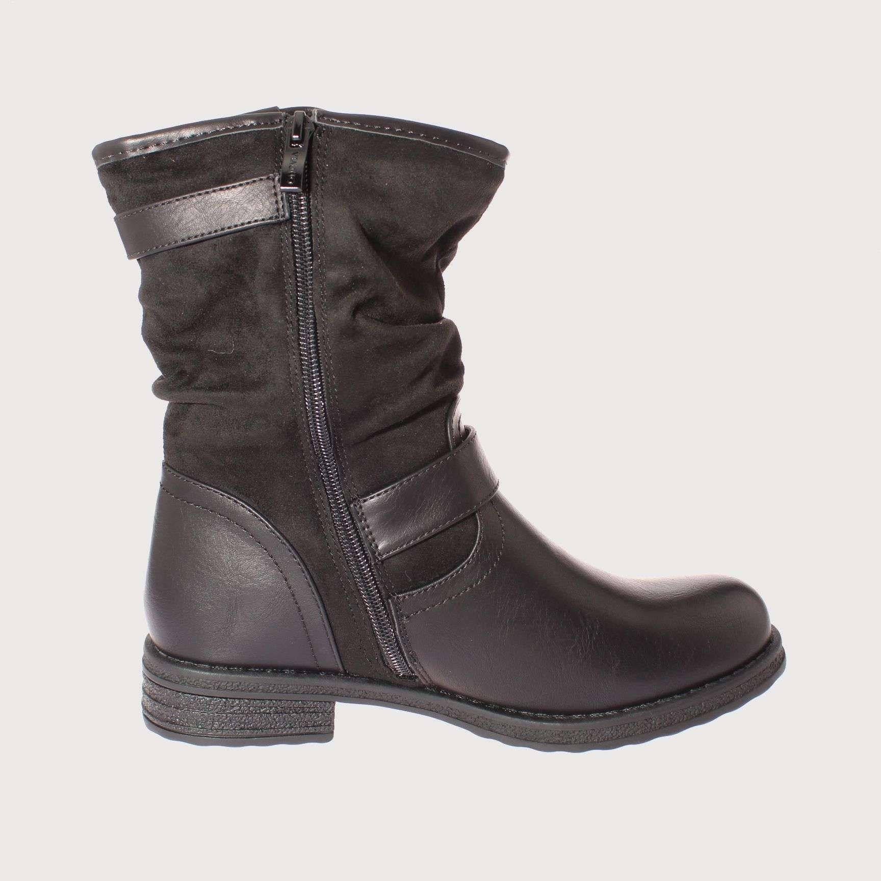 Bota Negro Vía Franca Mujer Art: 512082456BLACK-3