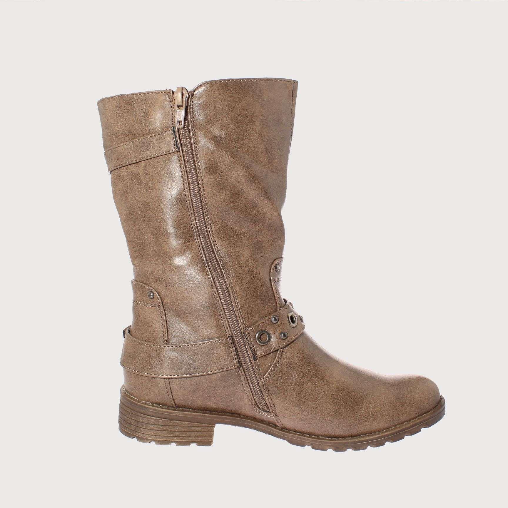 Bota Khaki Vía Franca Mujer Art: 5DU604KHAKI-3