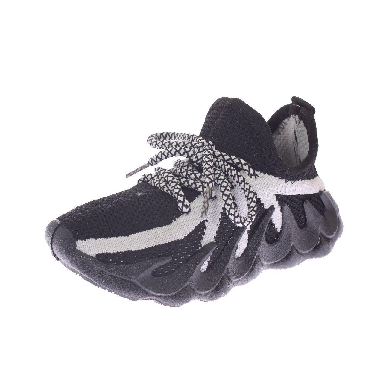 Zapatilla Kids Negro Gris Vía Franca Niño-0