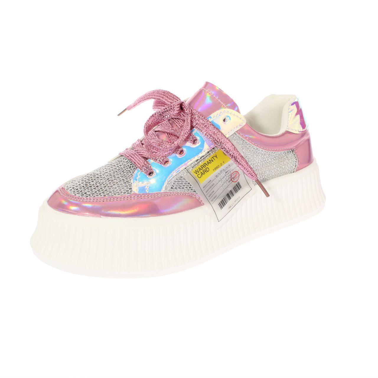 Zapatilla Rosa Vía franca Mujer-0