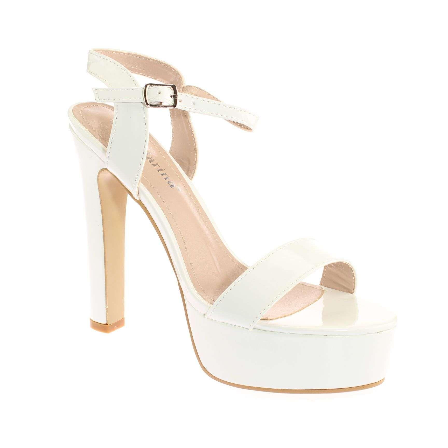 Sandalia Plataforma Blanco Vía Franca Hombre Art: 5M226WHITE-0
