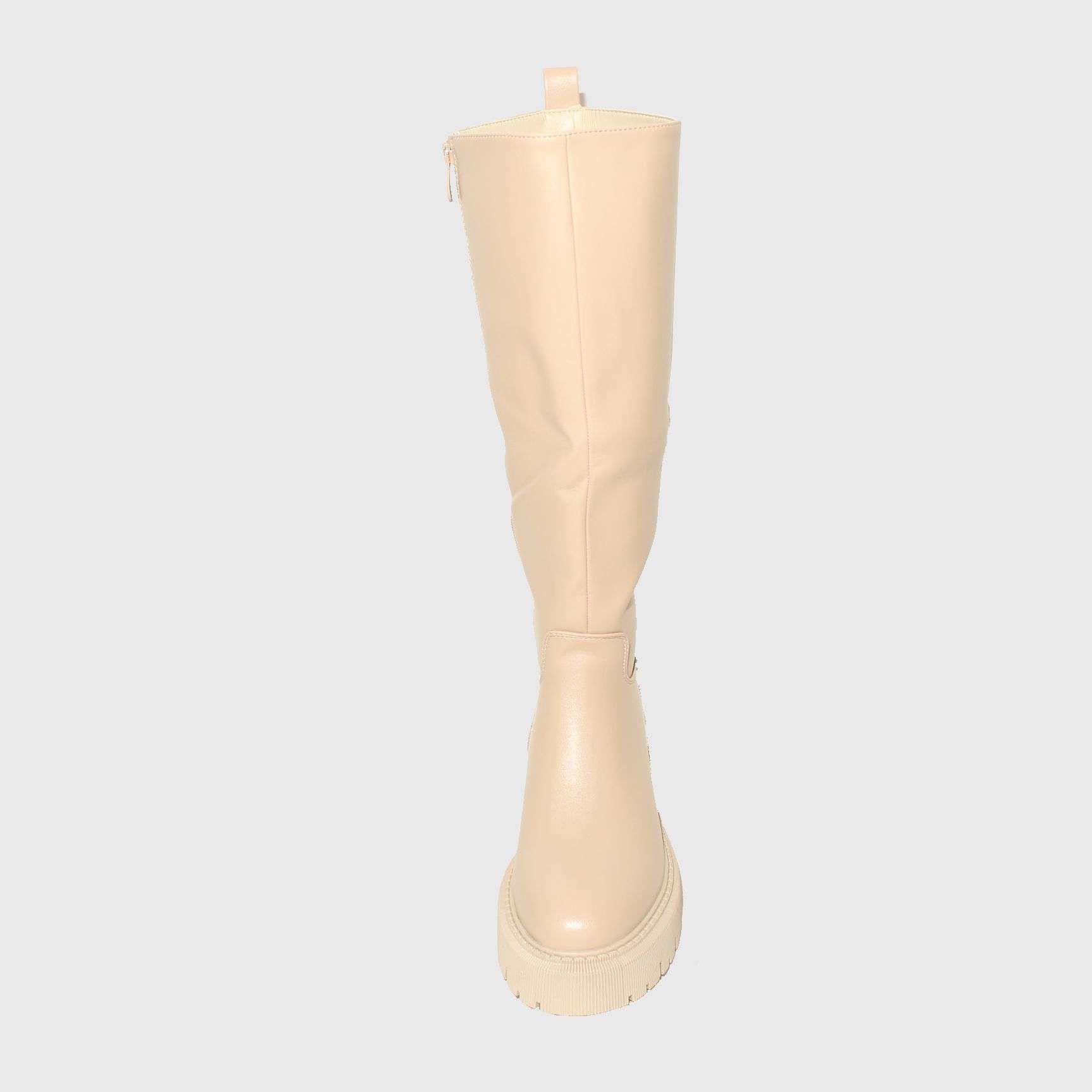 Bota Beige Vía Franca Mujer-2
