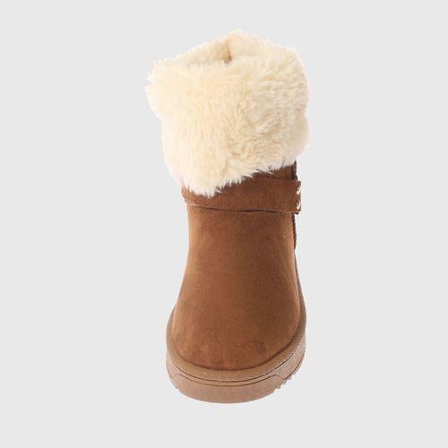Bota Piel Camel Vía Franca Mujer-2