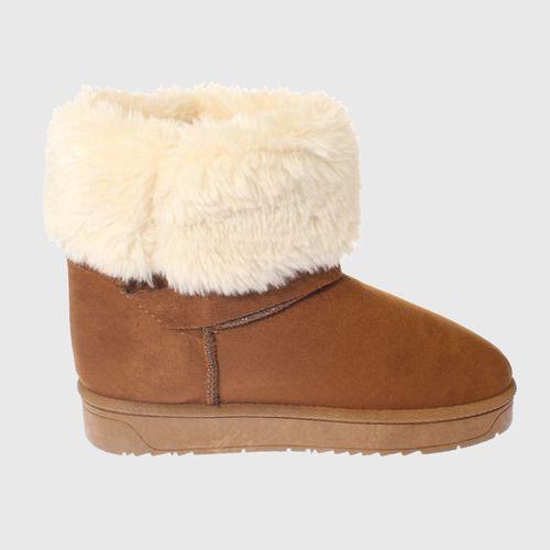 Bota Piel Camel Vía Franca Mujer-3