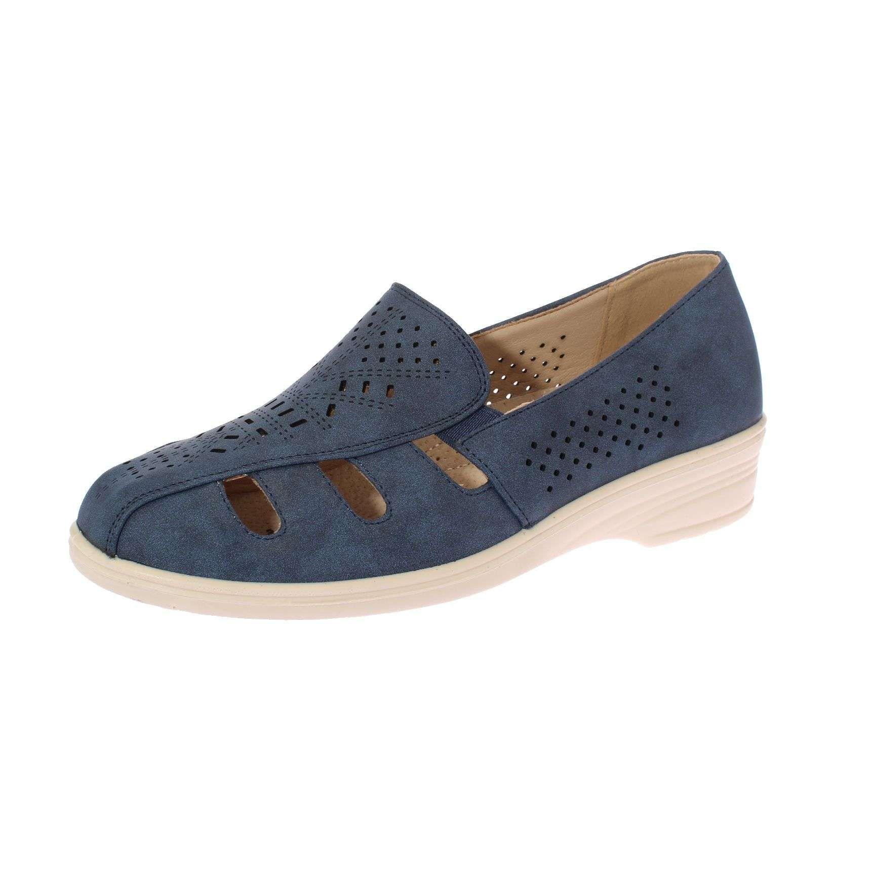 Sandalia Confort Azul Vía Franca Mujer Art: 5FLXN0046BBLUE-0
