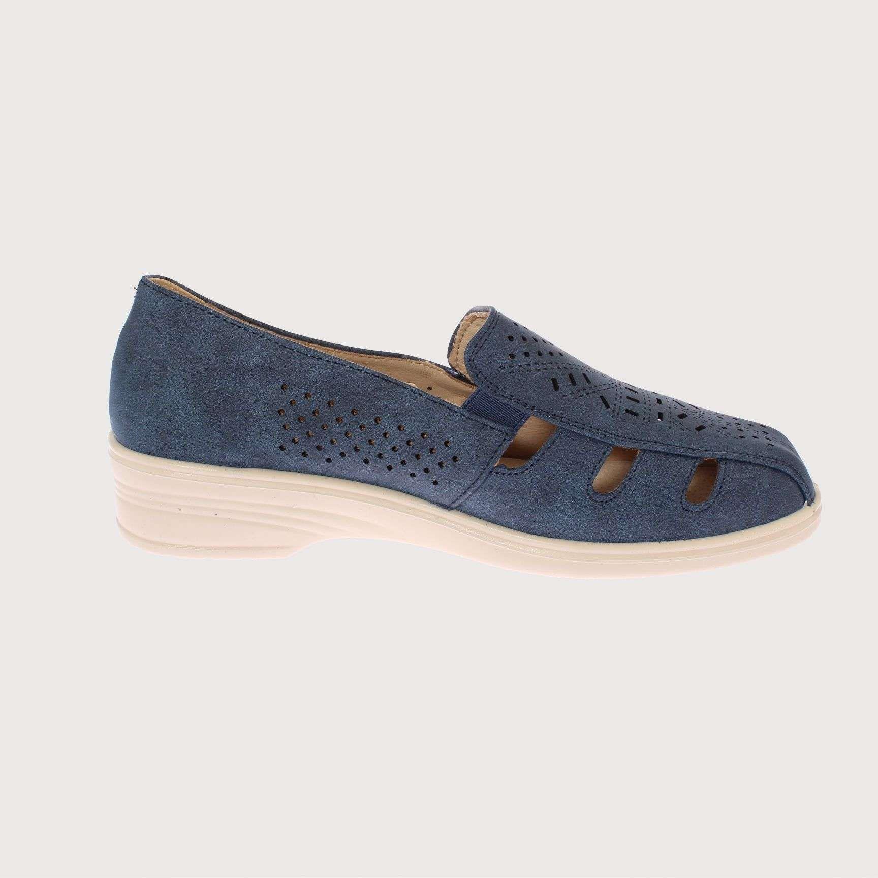 Sandalia Confort Azul Vía Franca Mujer Art: 5FLXN0046BBLUE-3