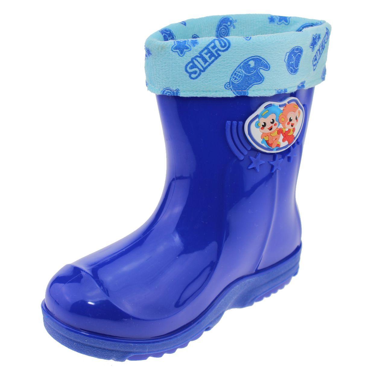Bota LluVía Azul Vía Franca Niña-0