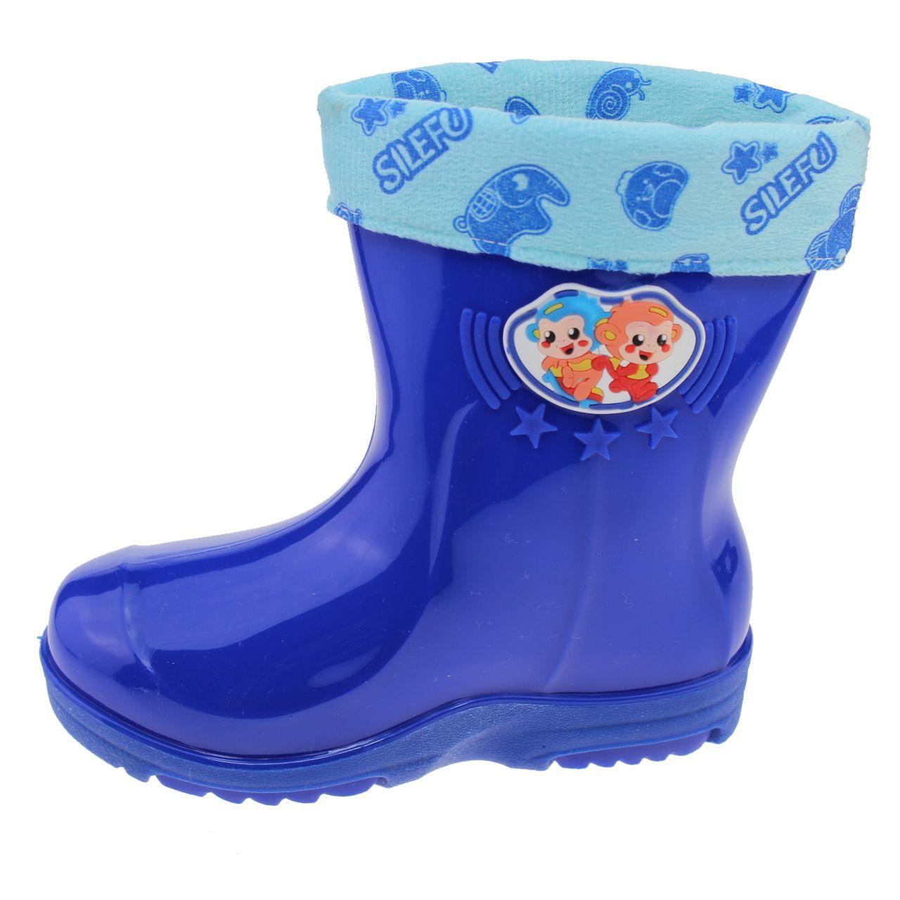 Bota LluVía Azul Vía Franca Niña-3