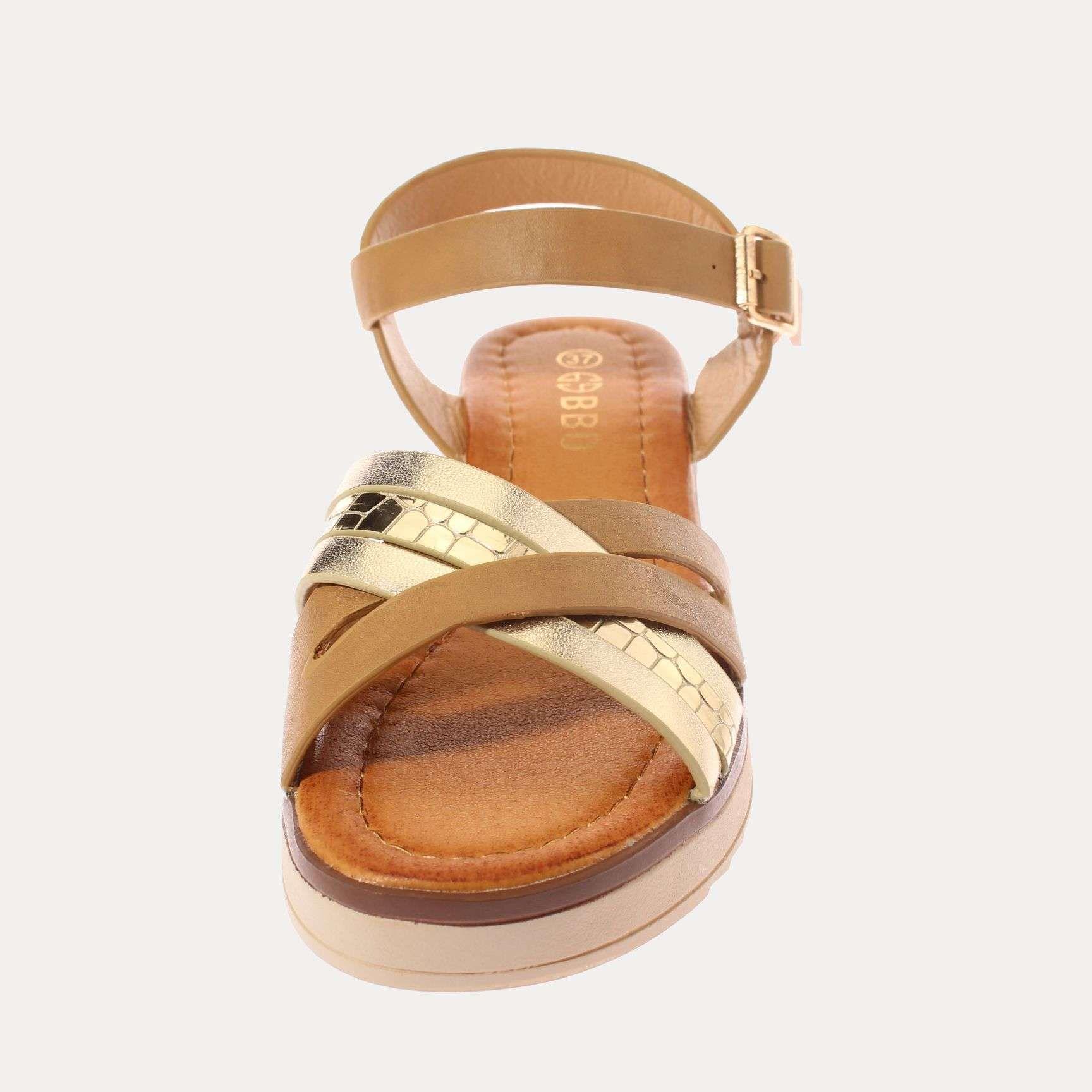 Sandalia Khaki Vía Franca Mujer Art: 51309B3225KHAKI-2