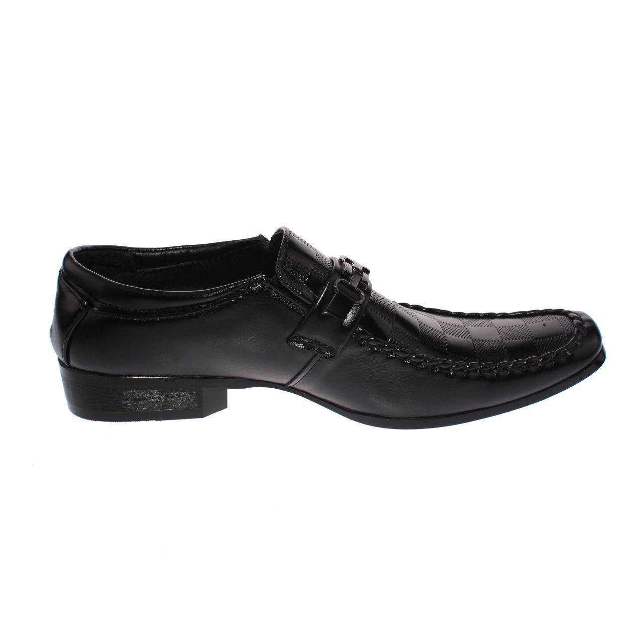 Mocasín Negro Vía Franca Hombre-1