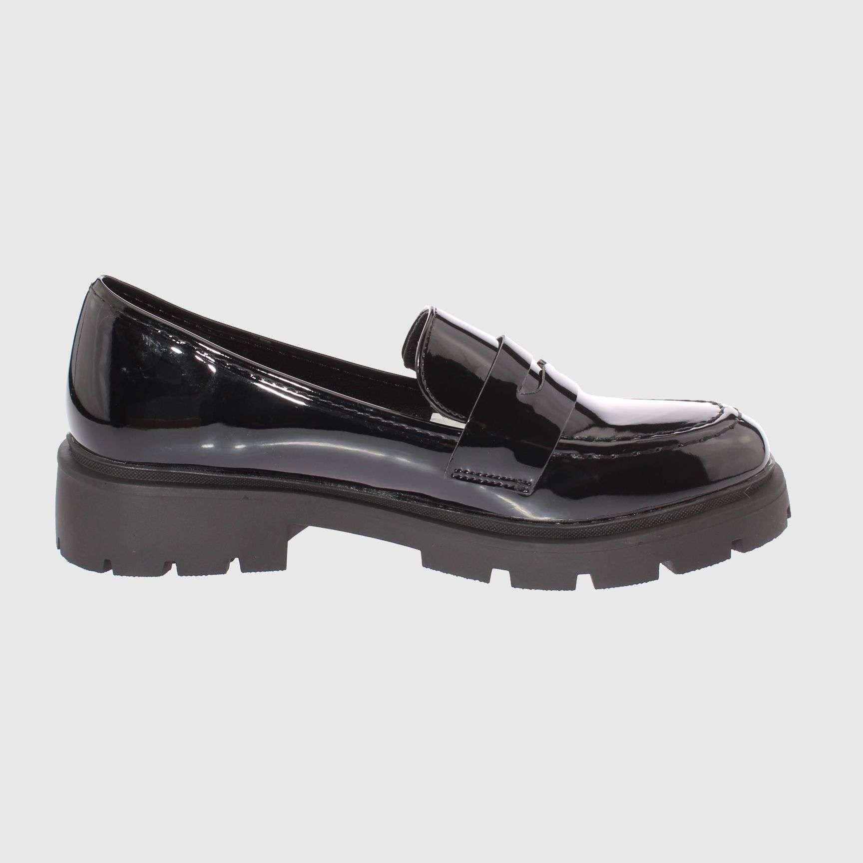 Zapato Negro Vía Franca Mujer-3