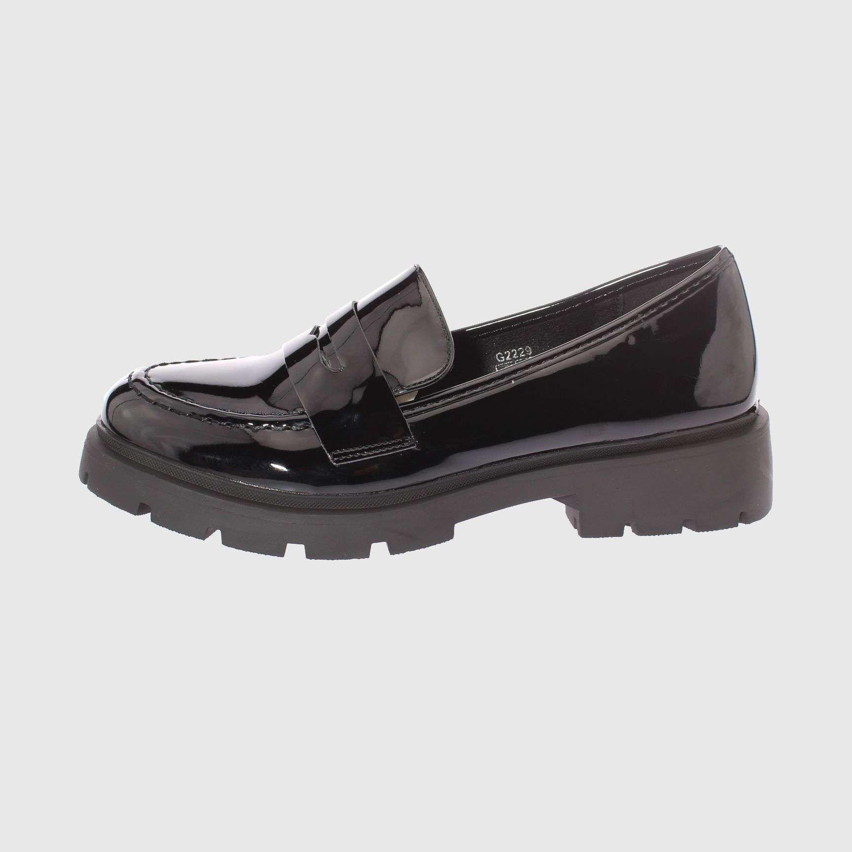Zapato Negro Vía Franca Mujer-4