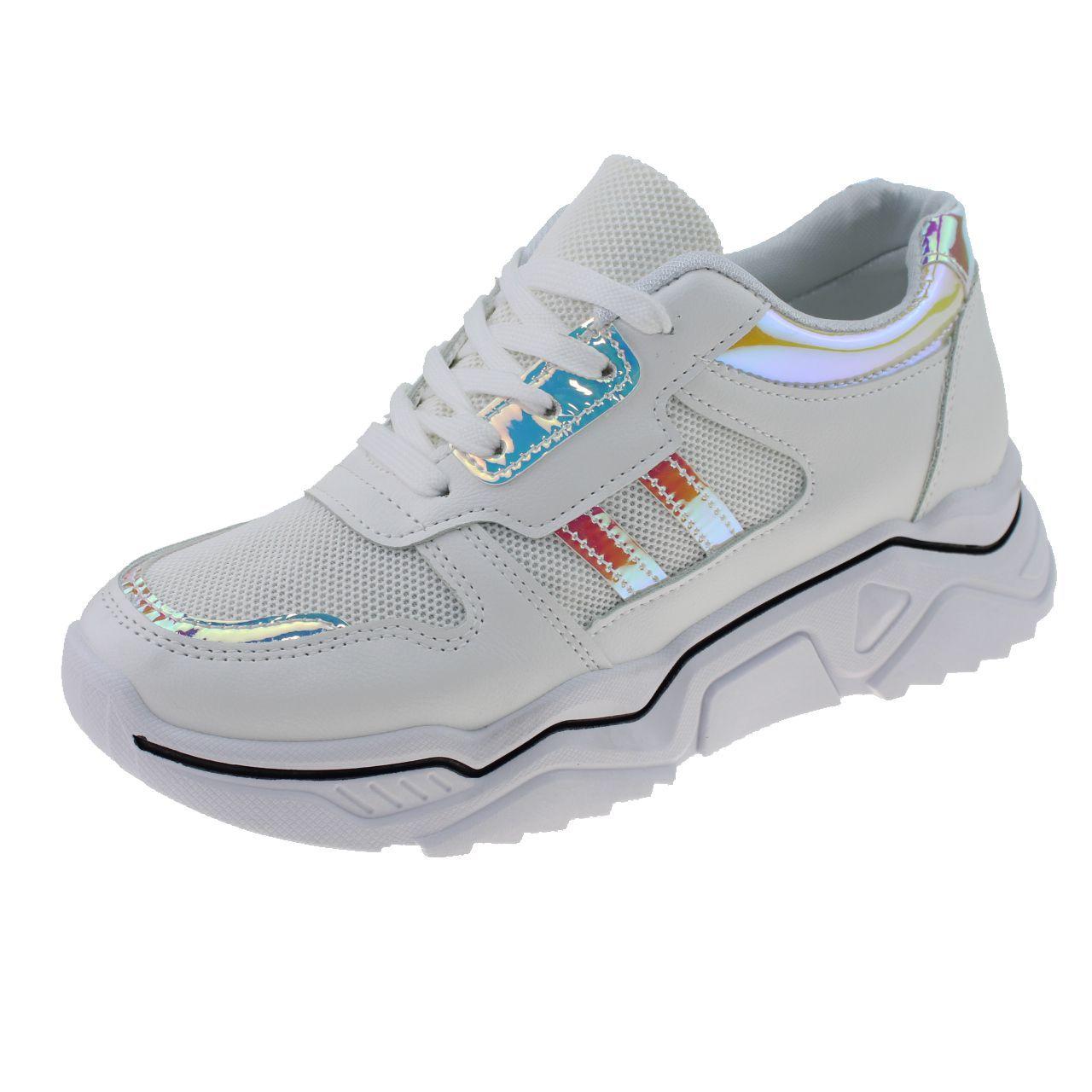 Zapatilla Blanco/Plata Vía Franca Mujer-0