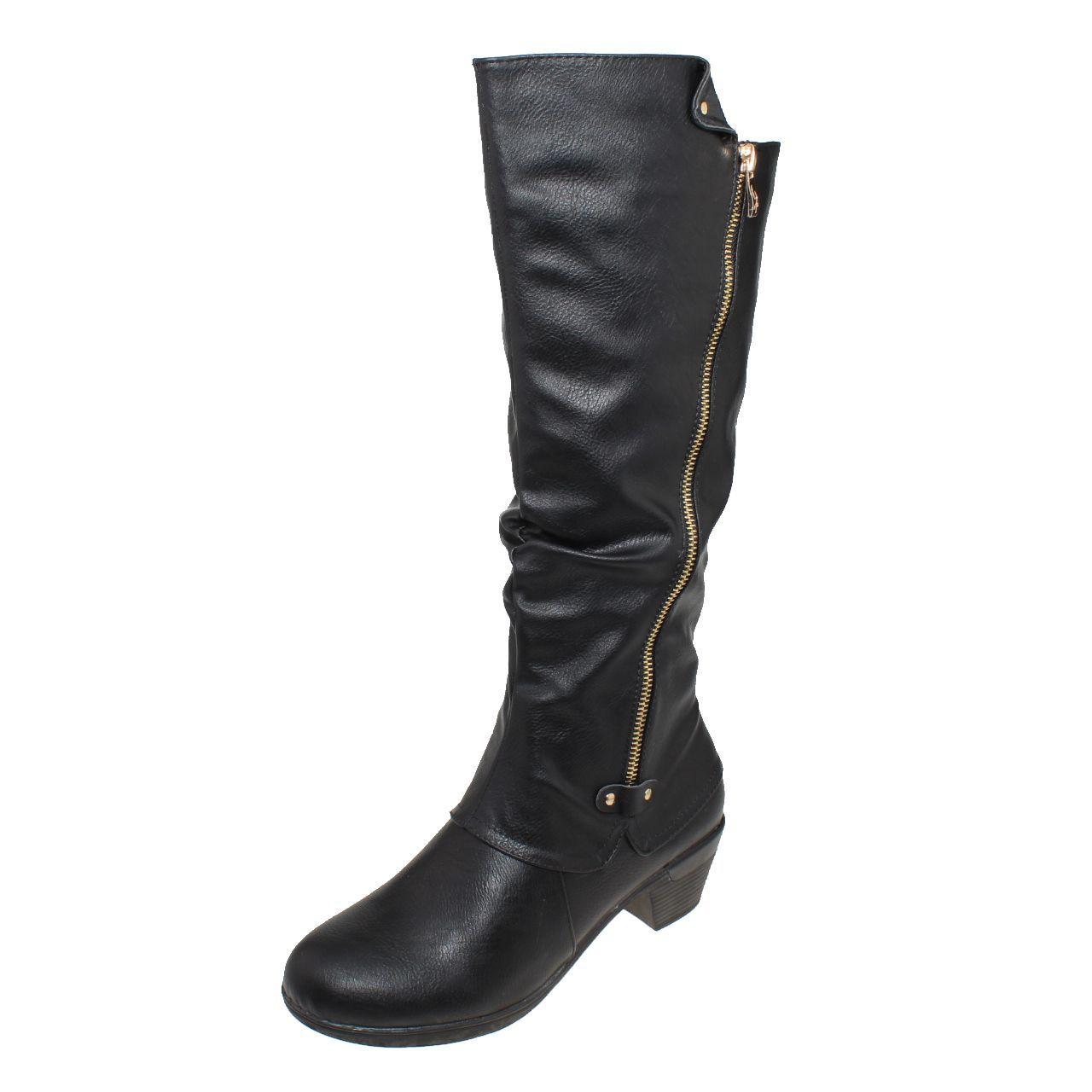 Bota Negro Vía Franca Mujer-0