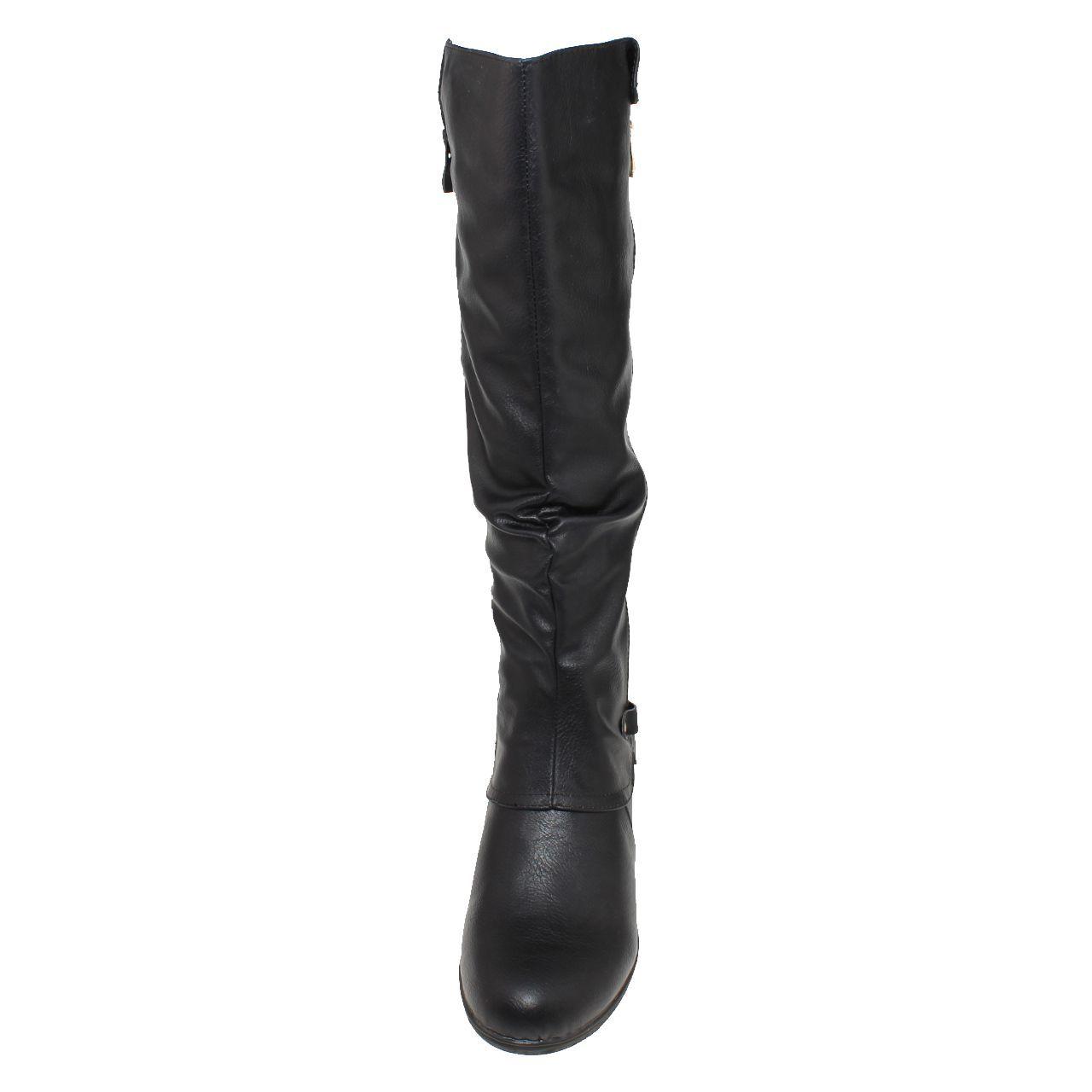Bota Negro Vía Franca Mujer-3
