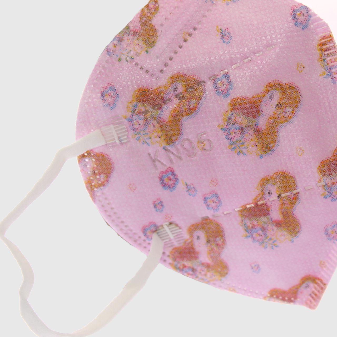 Pack 10 Mascarillas Niña KN95 Rosado Vía Franca Niña-3