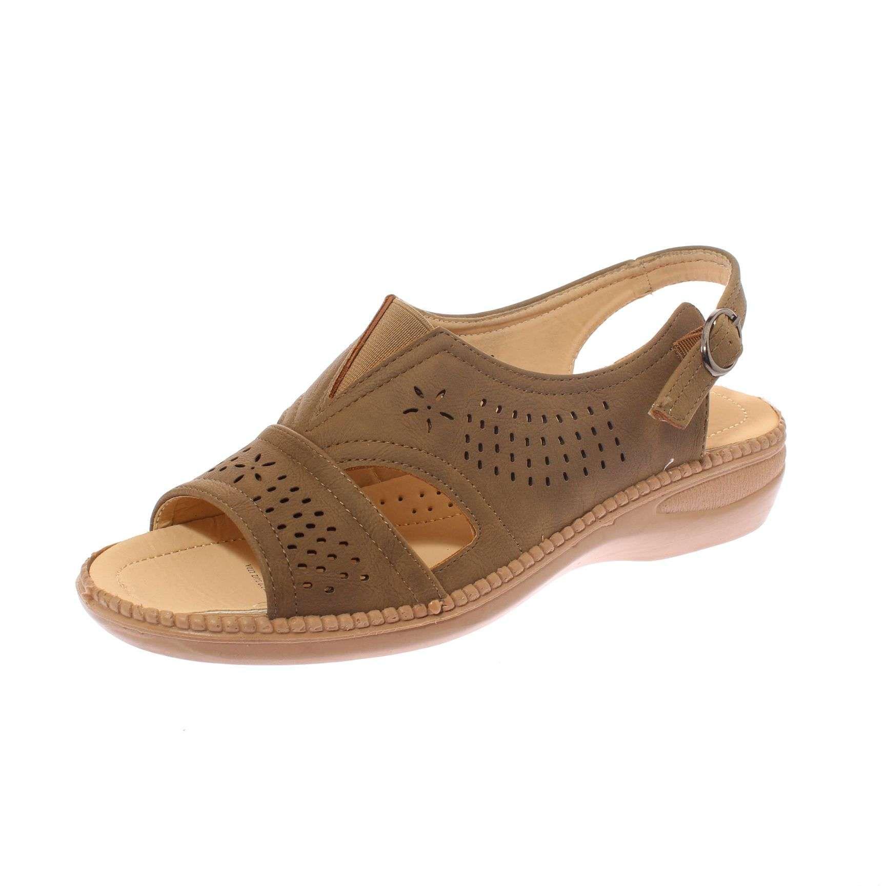 Sandalia Khaki Vía Franca Mujer Art: 5RO113KAKI-0