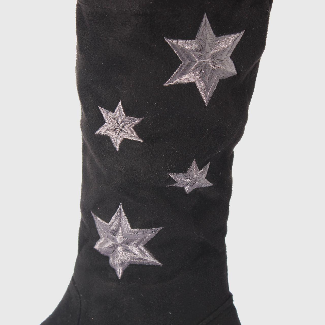 Bota Negro Vía Franca Niña Art: 3NI8001BLACK1-2