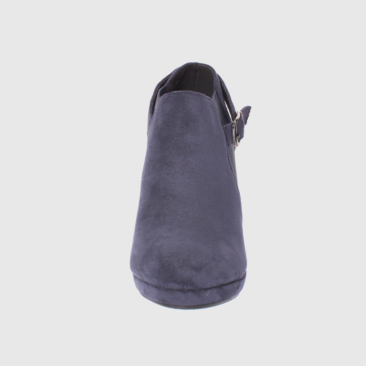 Botín Taco Navy Vía Franca Mujer-2