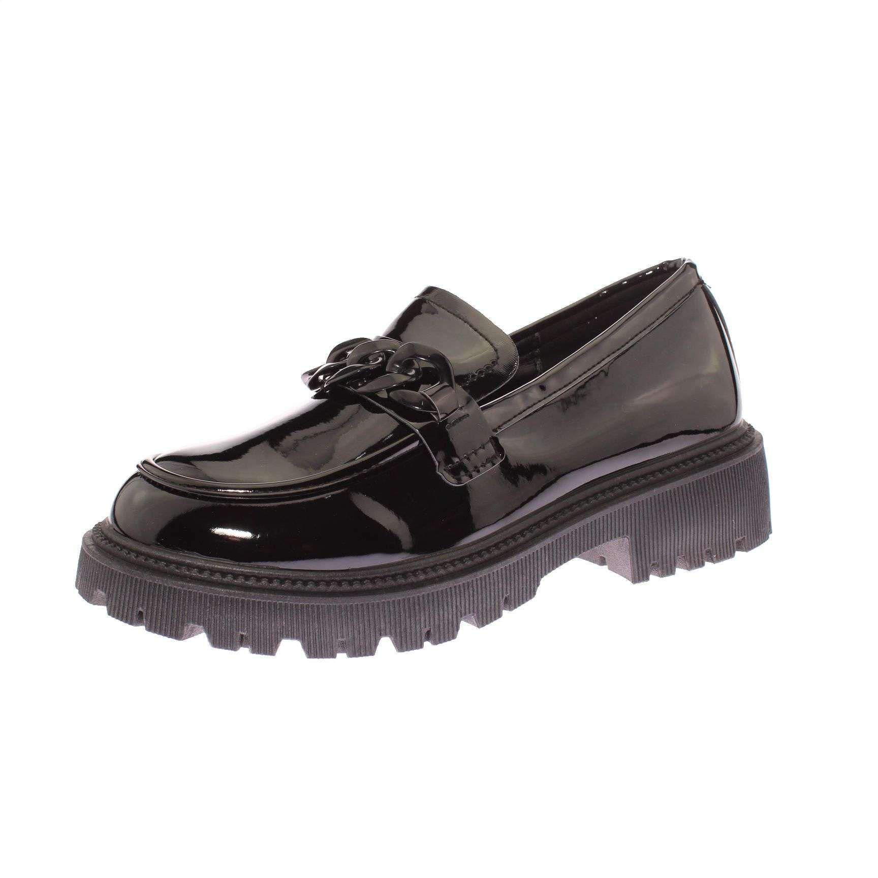 Mocasín Negro Vía Franca Mujer Art: 5S311B0561BLACK-0