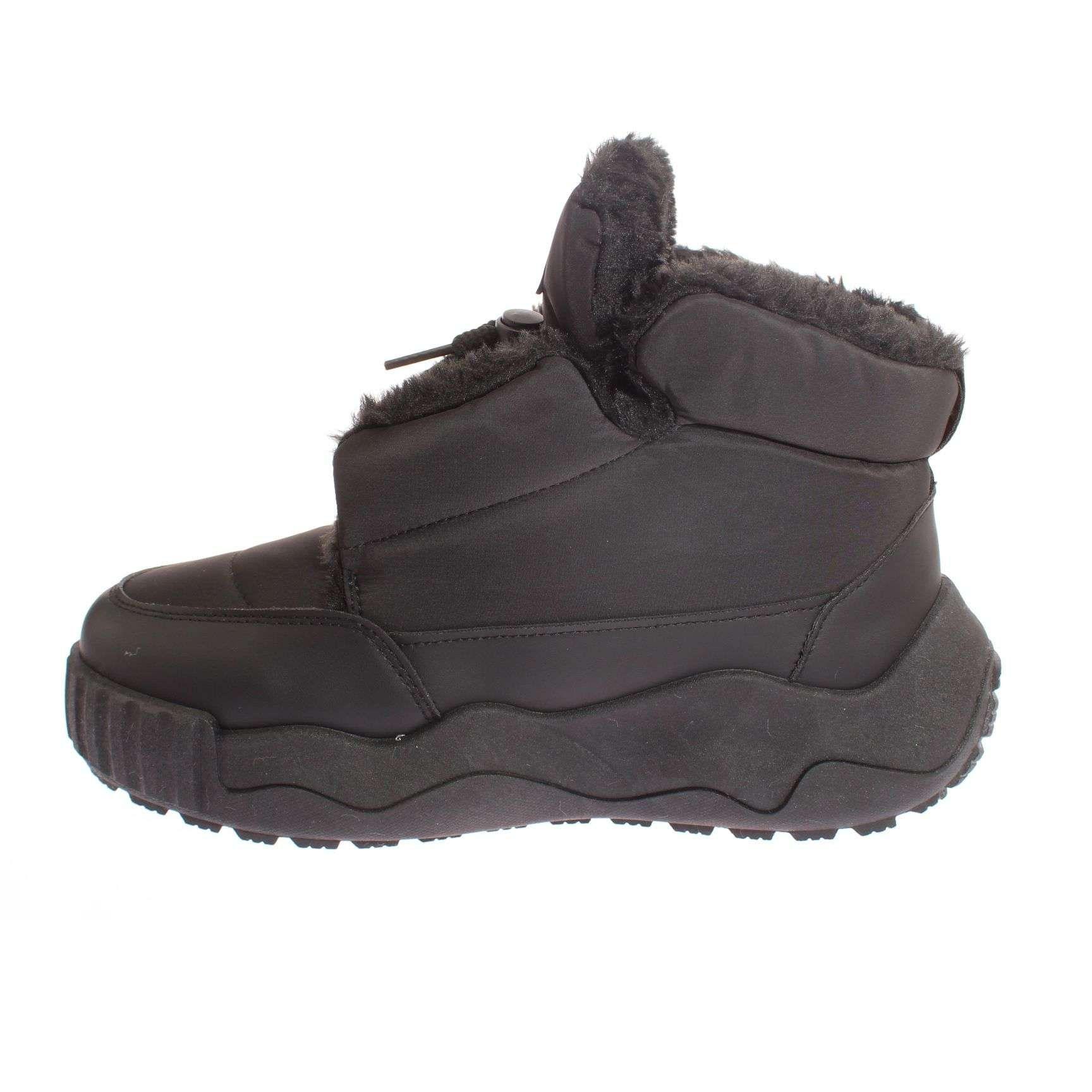 Botin Invernal Negro Vía Franca Hombre Art: 8XDL156ABLACK-3