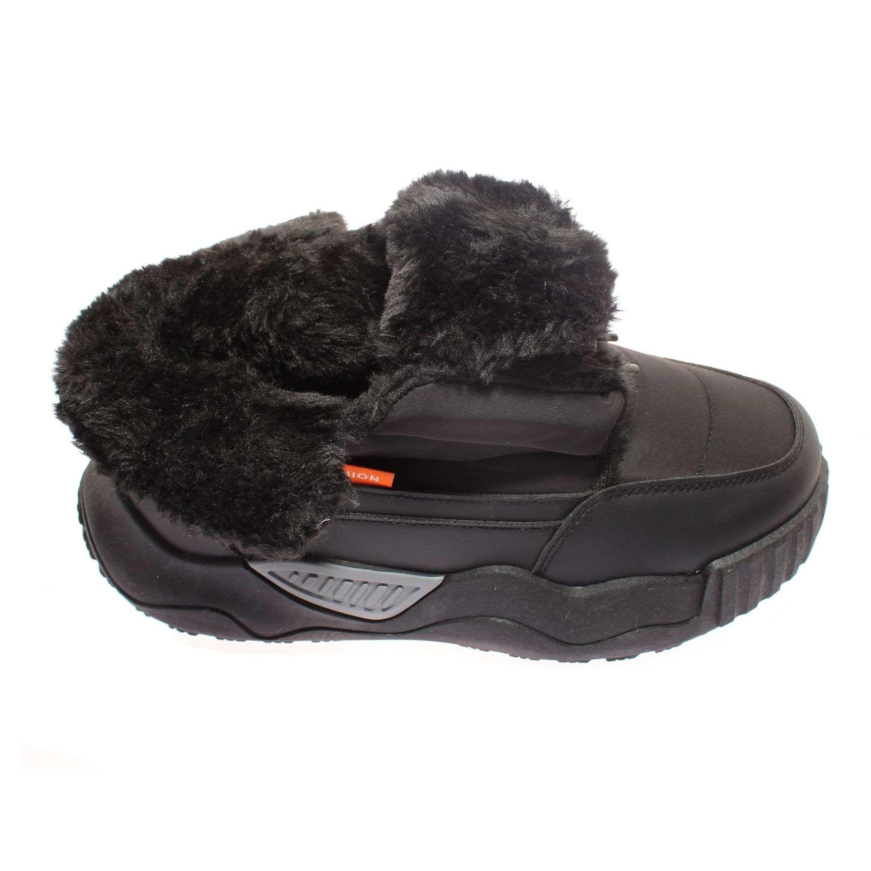 Botin Invernal Negro Vía Franca Hombre Art: 8XDL156ABLACK-4
