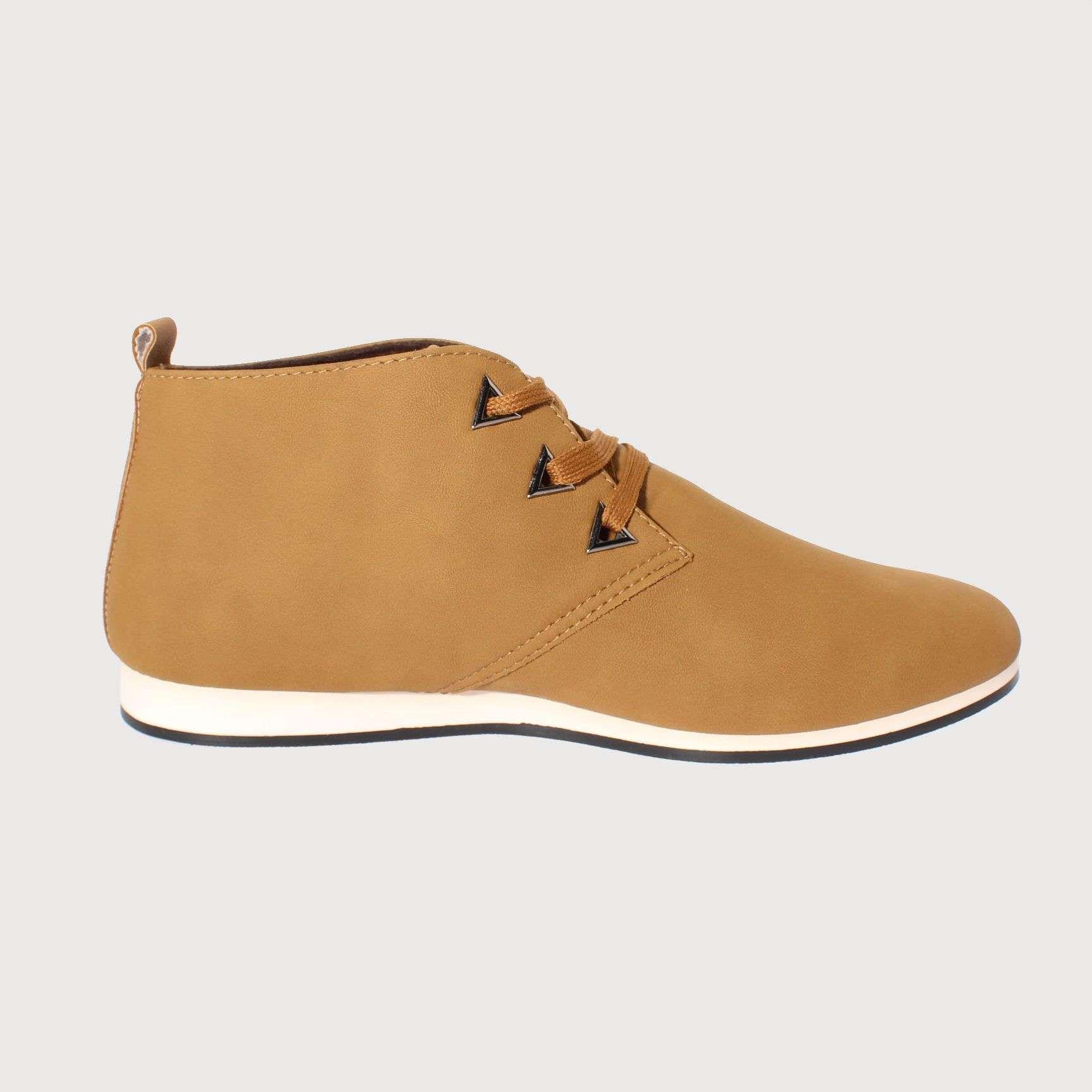Zapato Caña Café Claro Vía Franca Hombre Art: 5DM116CAMEL-3