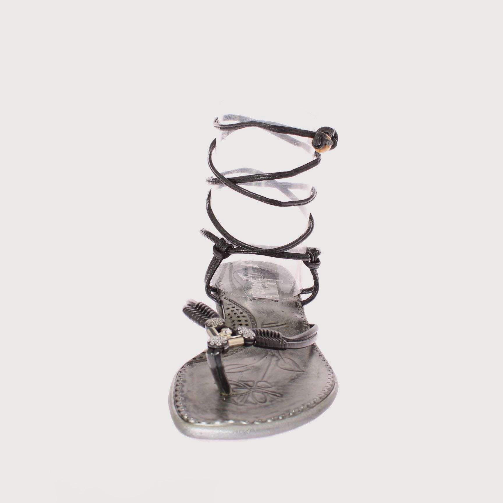 Sandalia Romana Negro Vía Franca Mujer Art: 5JH35120BLACK-2