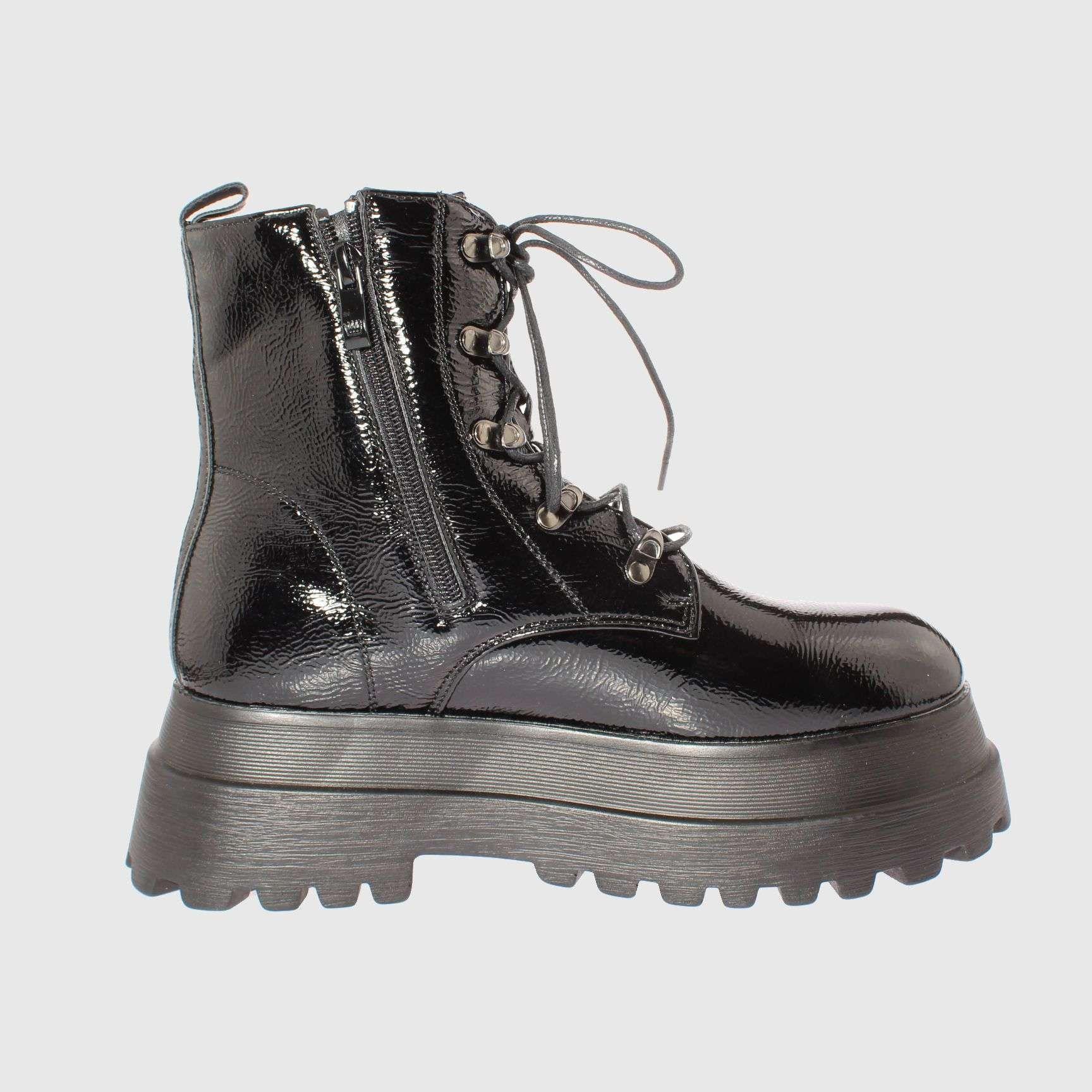 Botin Negro Vía Franca Mujer-3