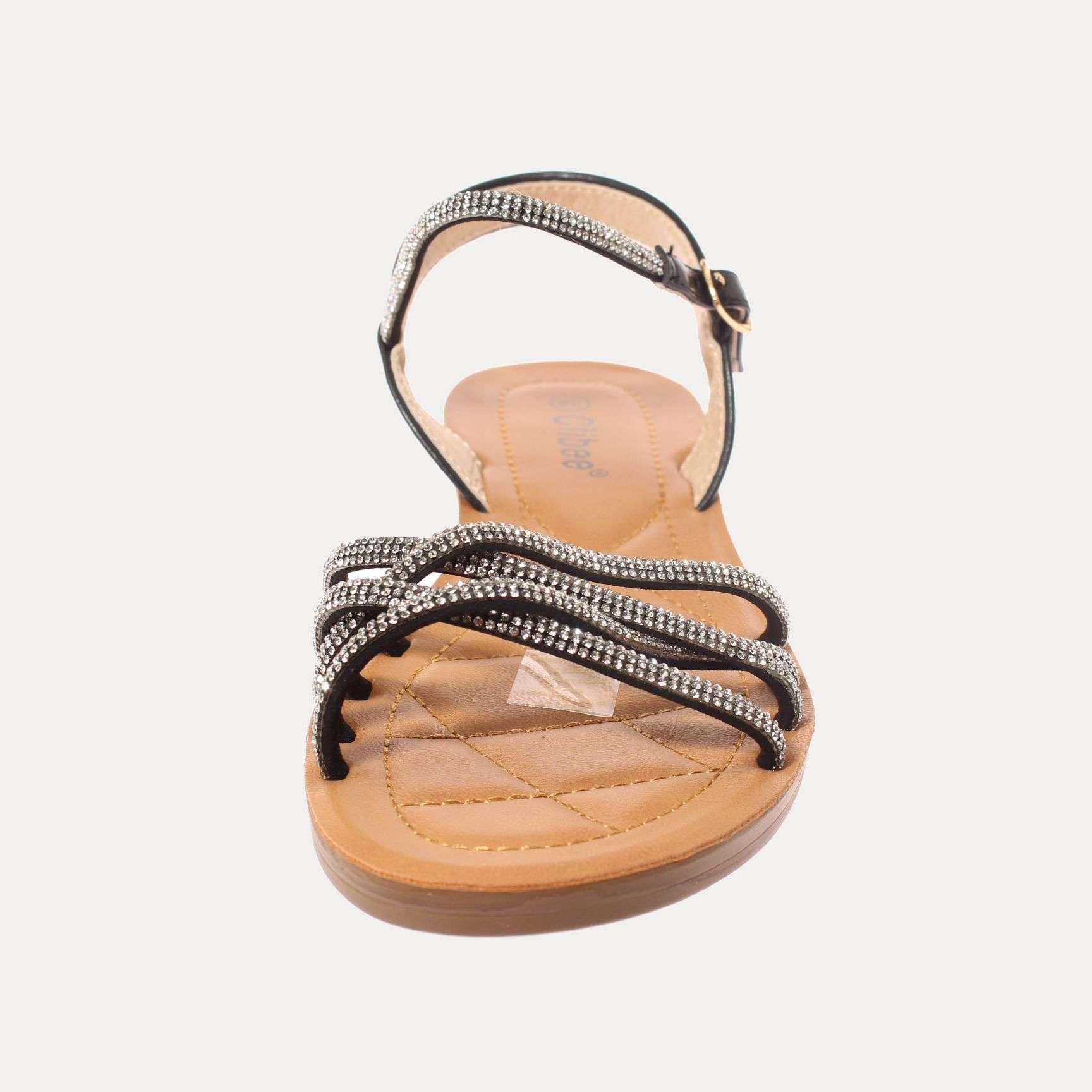Sandalia Negro Vía Franca Mujer Art: 5KD50BLACK-2