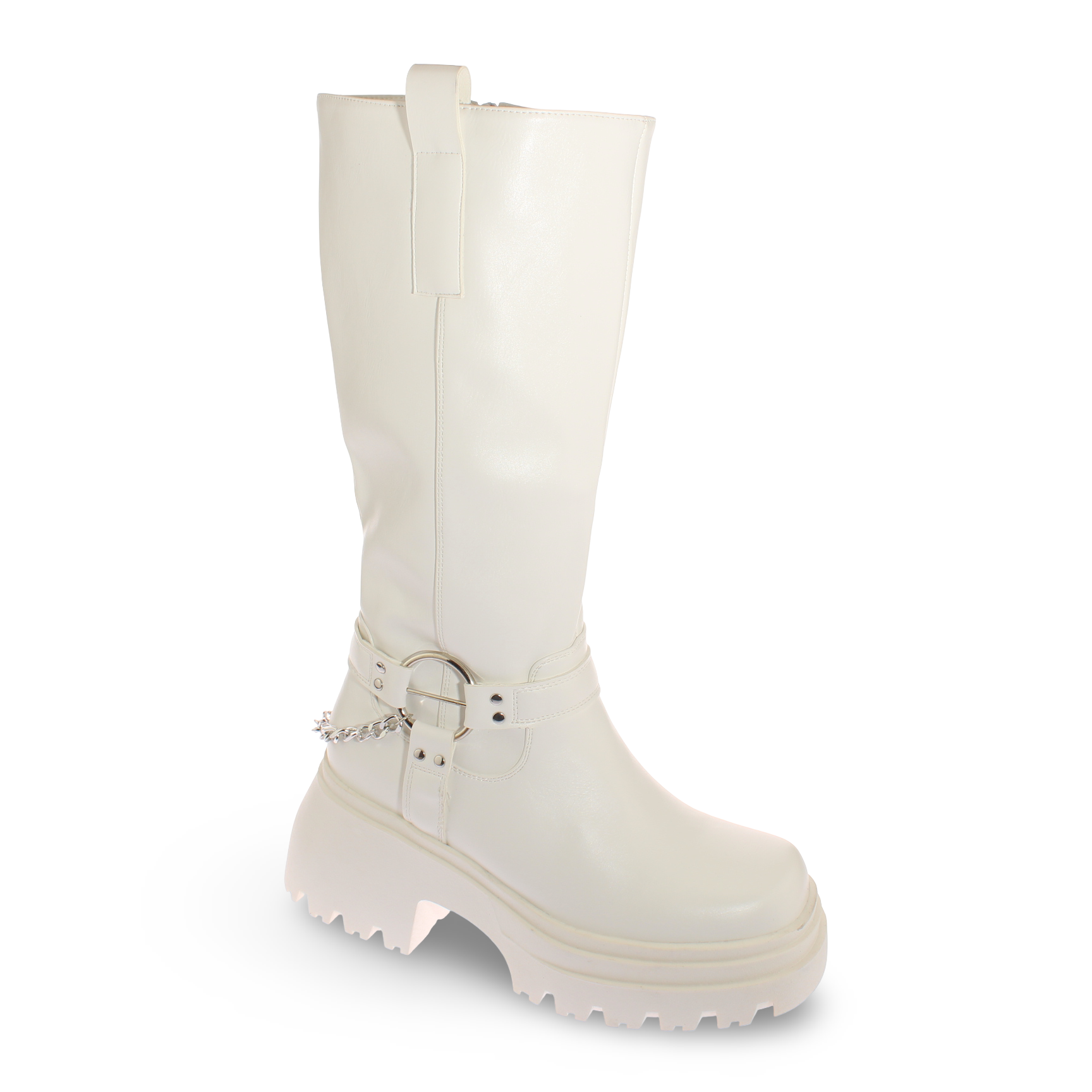 Bota Cadena Blanco Vía Franca Mujer Art: 5XZN617BWHITE-0