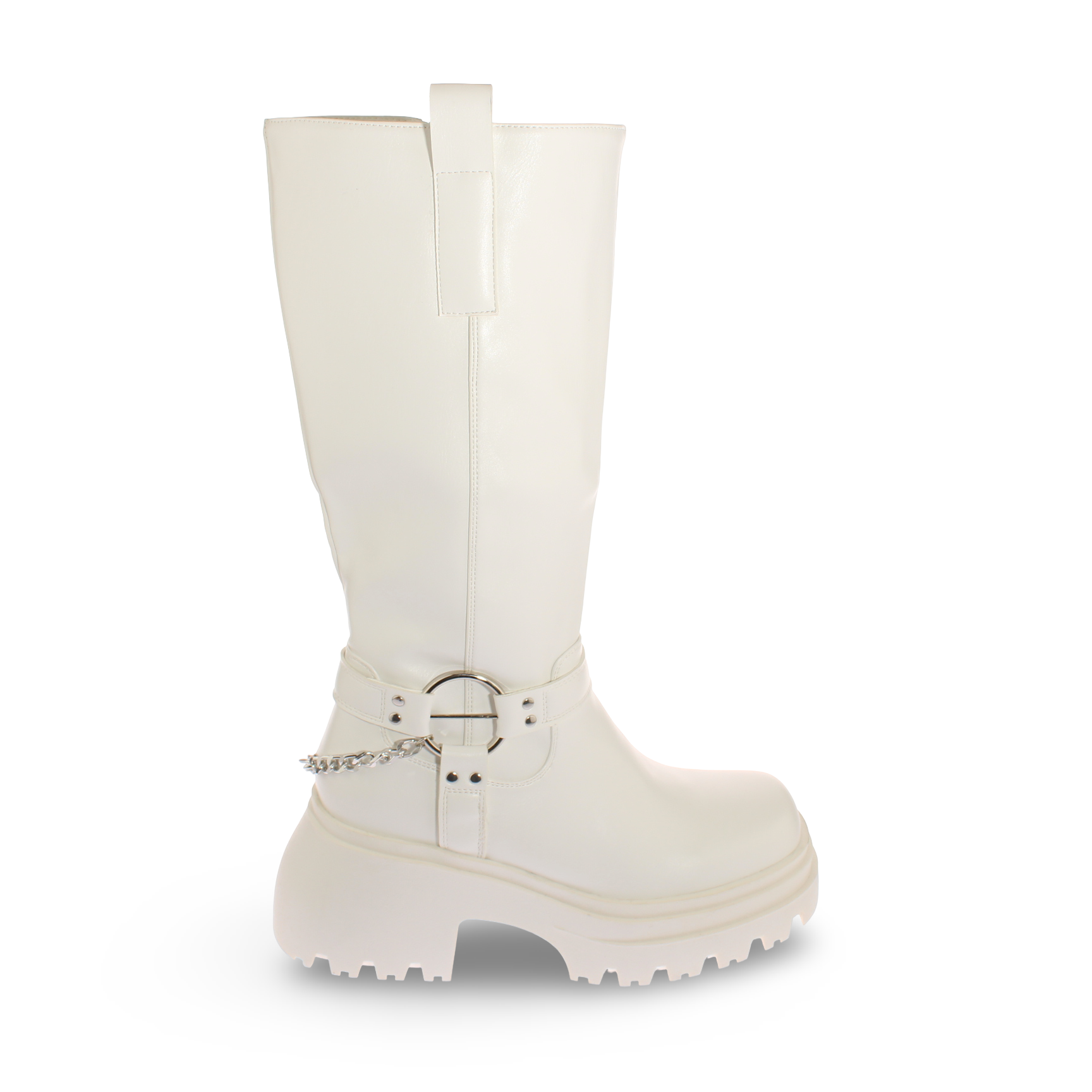 Bota Cadena Blanco Vía Franca Mujer Art: 5XZN617BWHITE-1