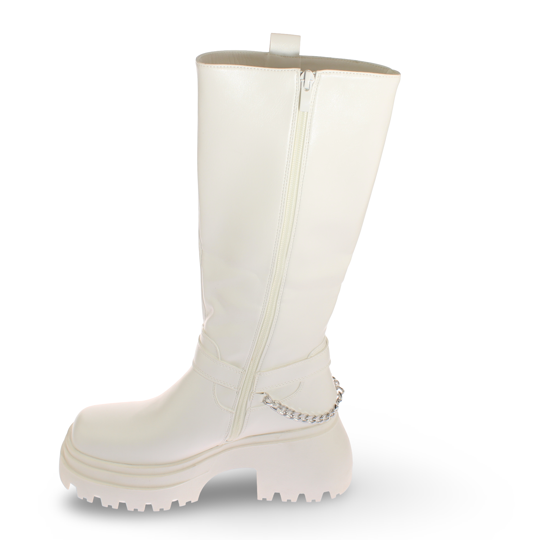 Bota Cadena Blanco Vía Franca Mujer Art: 5XZN617BWHITE-3