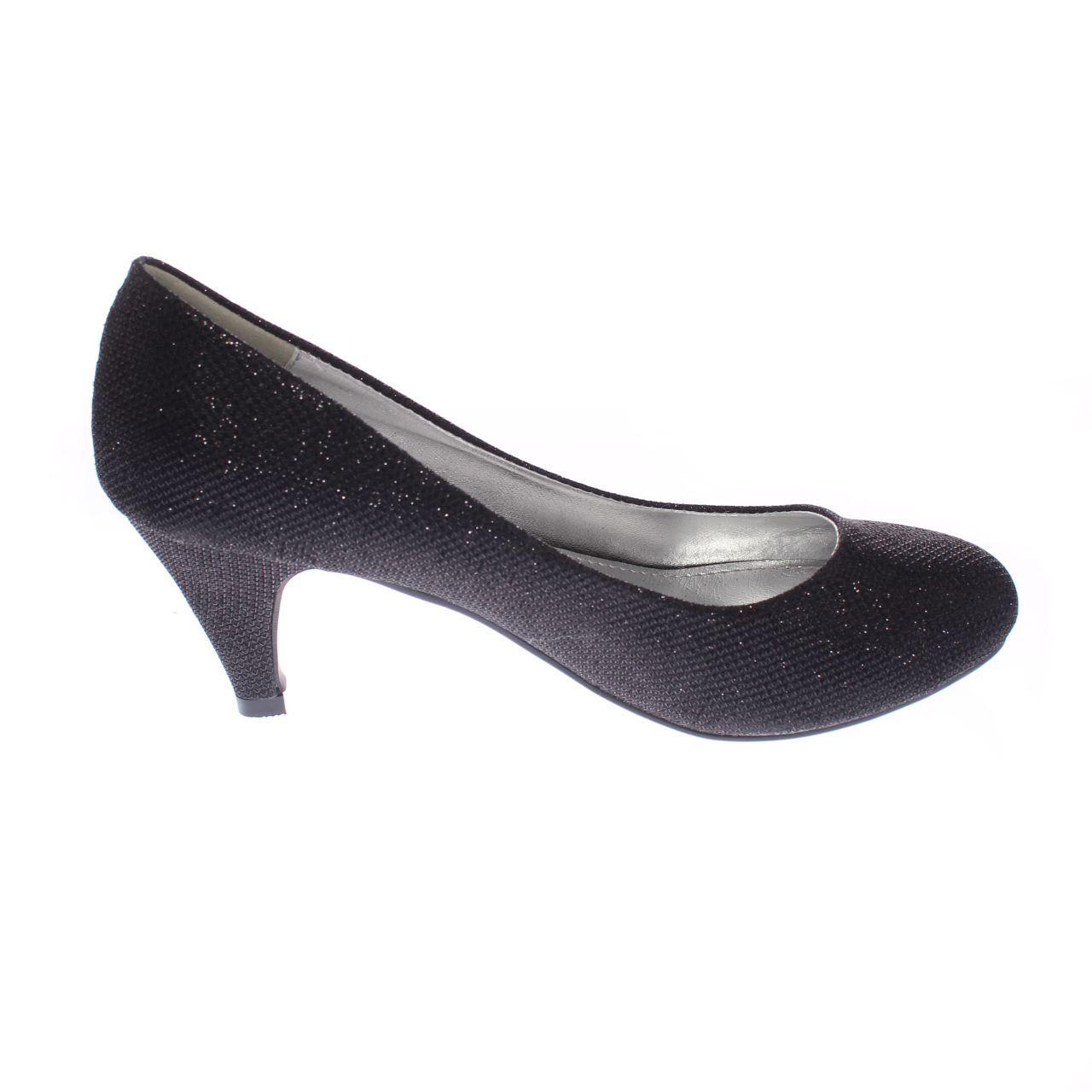 Zapato Taco Negro Vía Franca Mujer-1