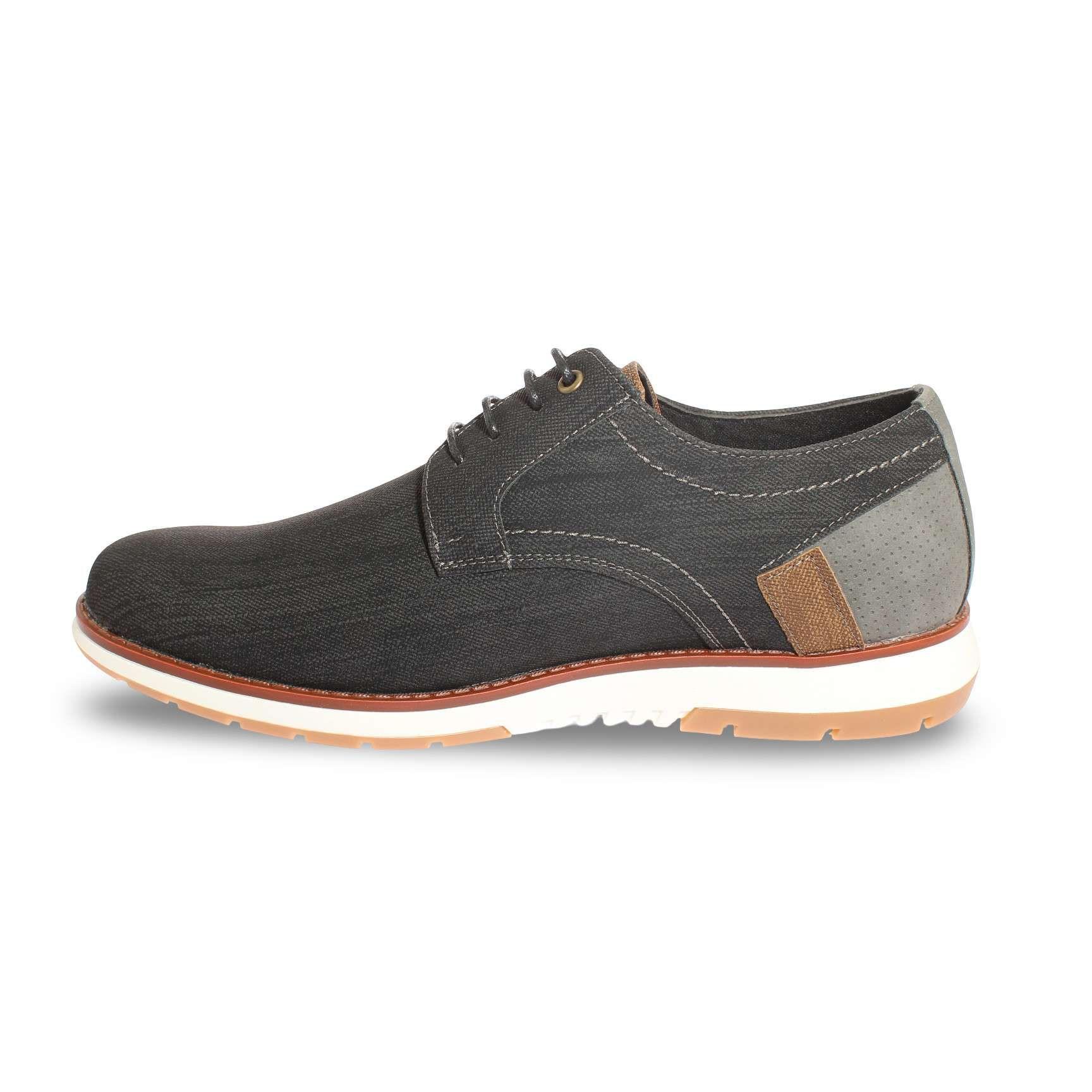 Zapato Negro Vía Franca Hombre Art: 81611BLACK-3