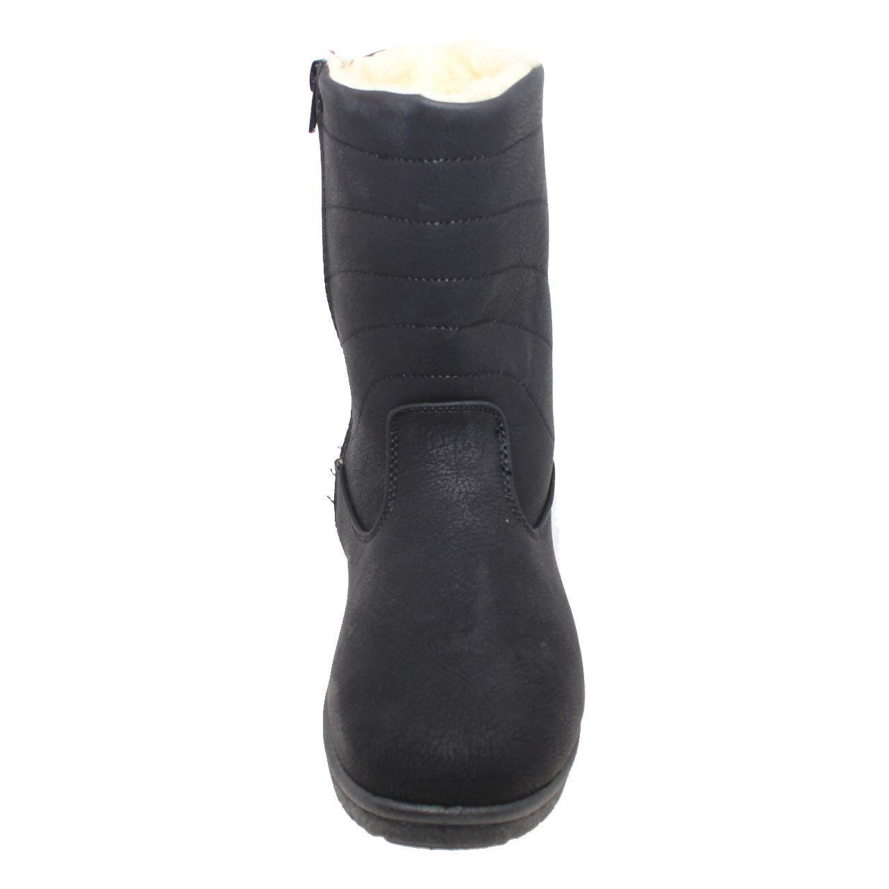 Bota Invernal Negro Vía Franca Mujer-2