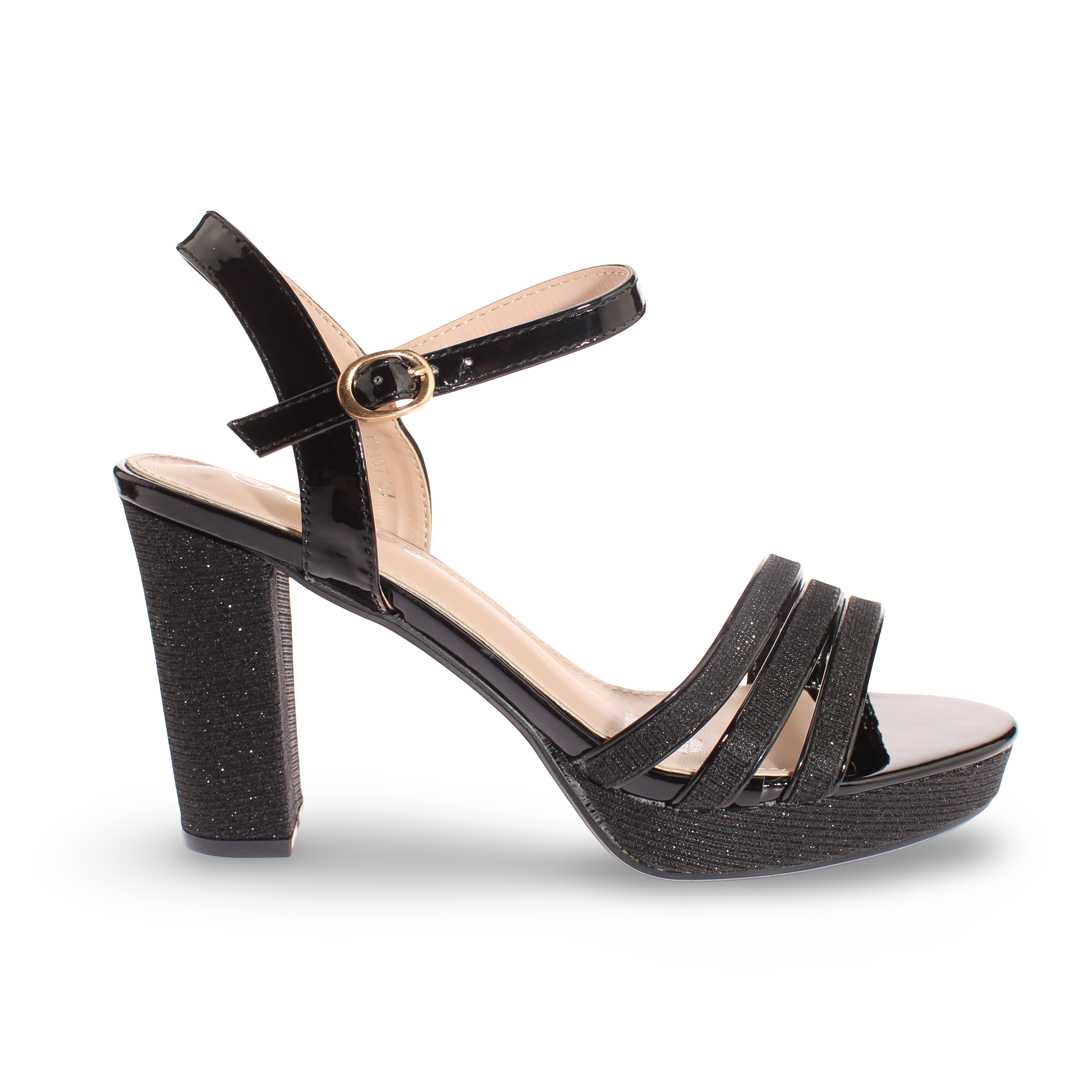 Sandalia Fiesta Negro Vía Franca Mujer Art: 5KD107BLACK-1