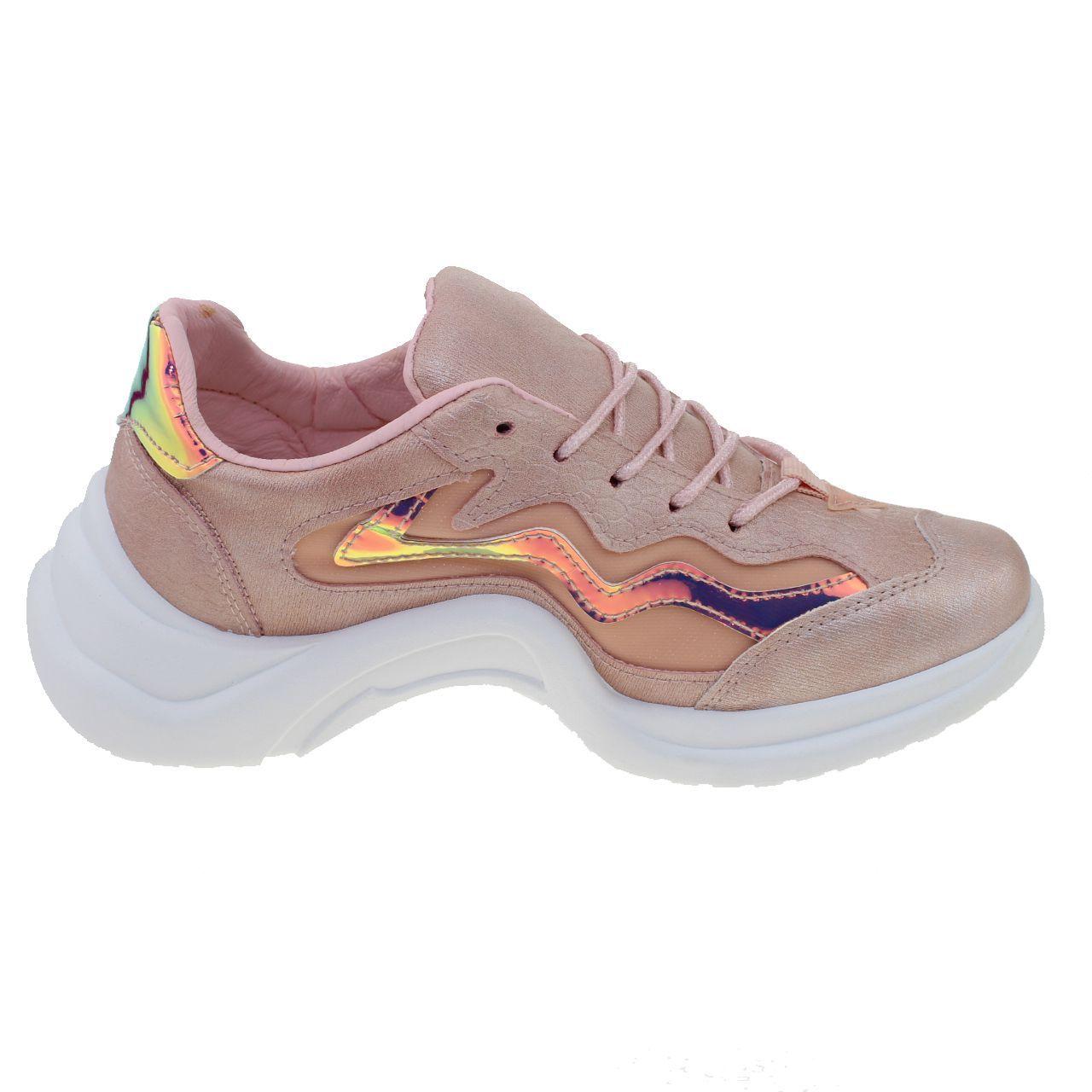Zapatilla Rosado Vía Franca Mujer-1